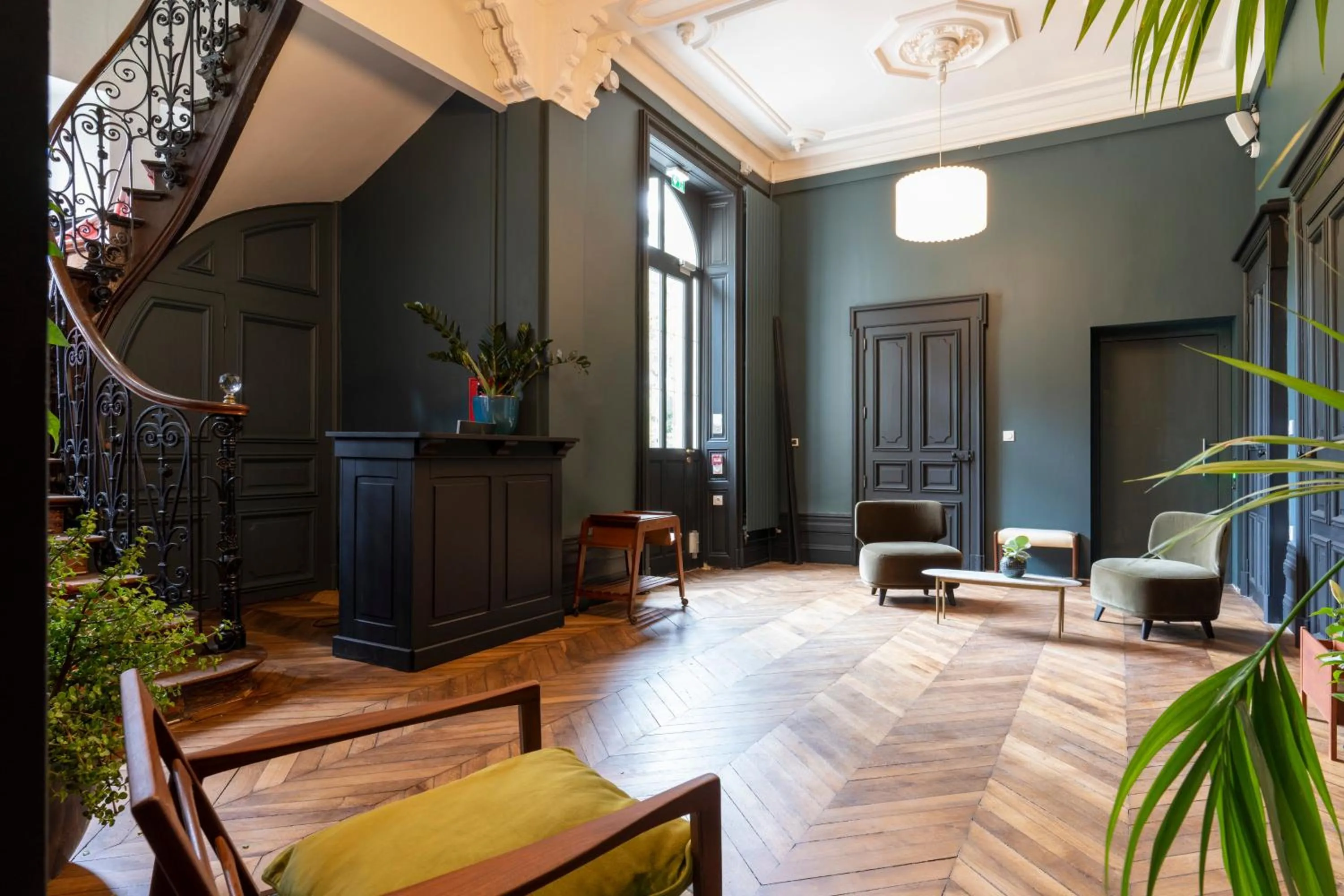 Lobby or reception in Le Château des Forges