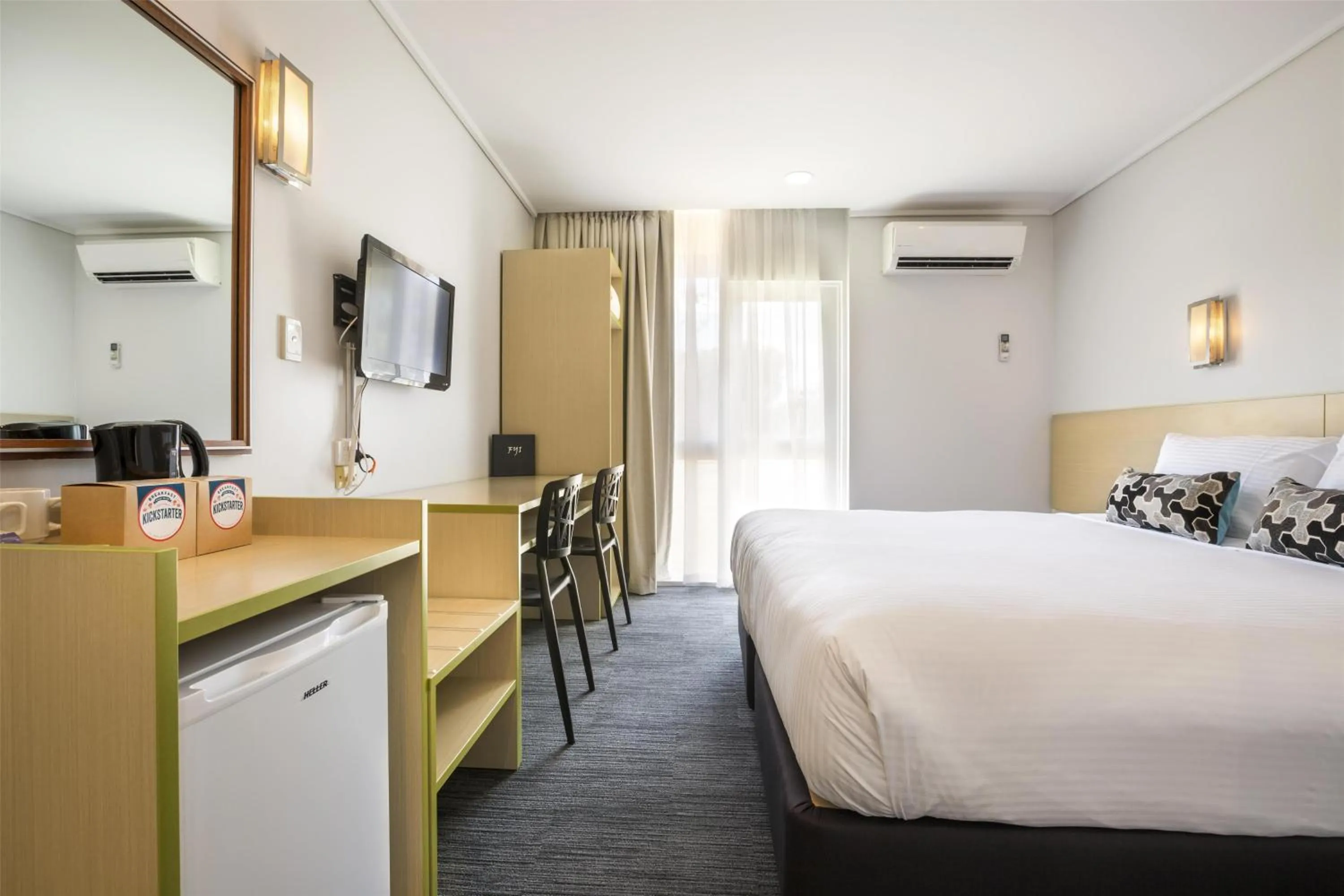 Bedroom, Bed in Nightcap at Coolaroo Hotel