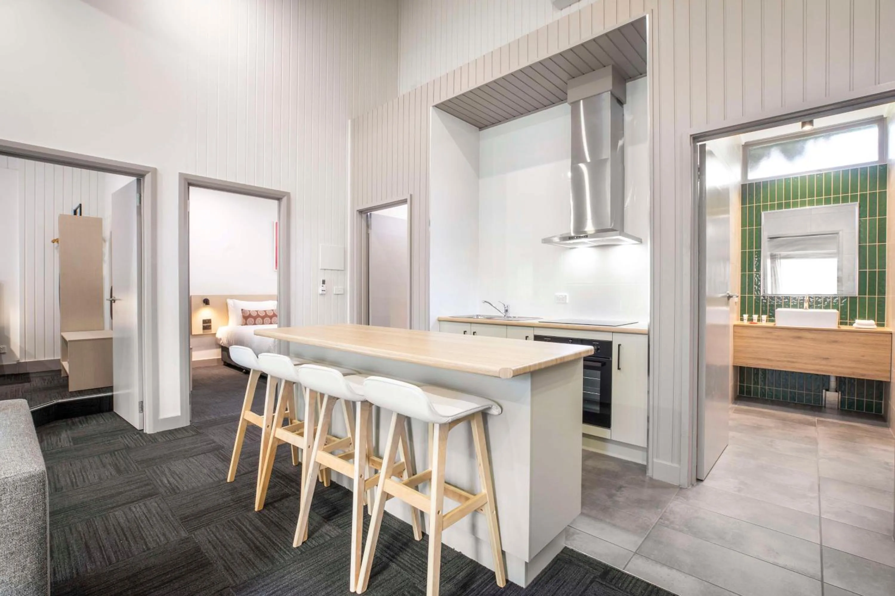 Kitchen or kitchenette in Nightcap at Ferntree Gully Hotel Motel