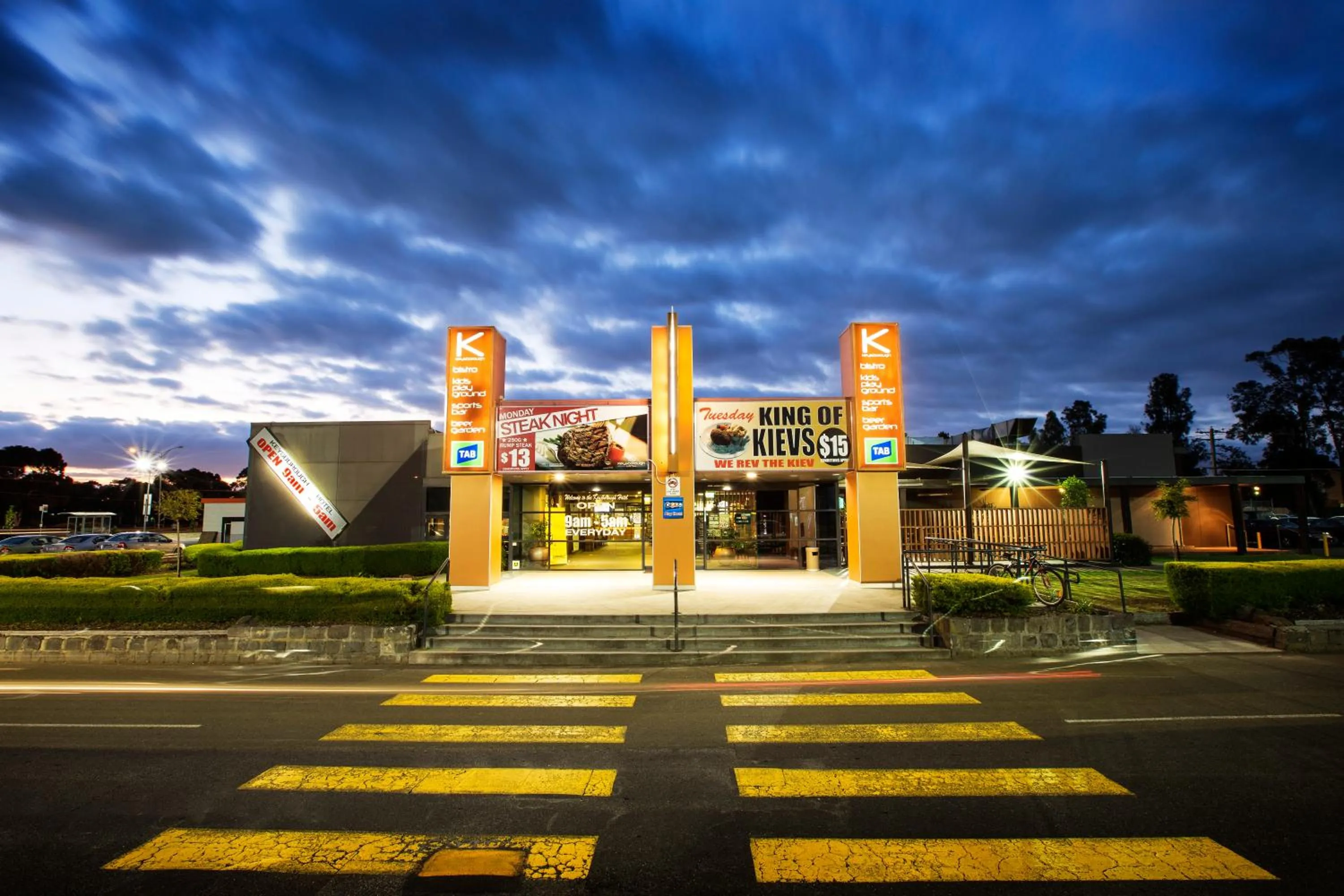 Facade/entrance in Nightcap at Keysborough Hotel