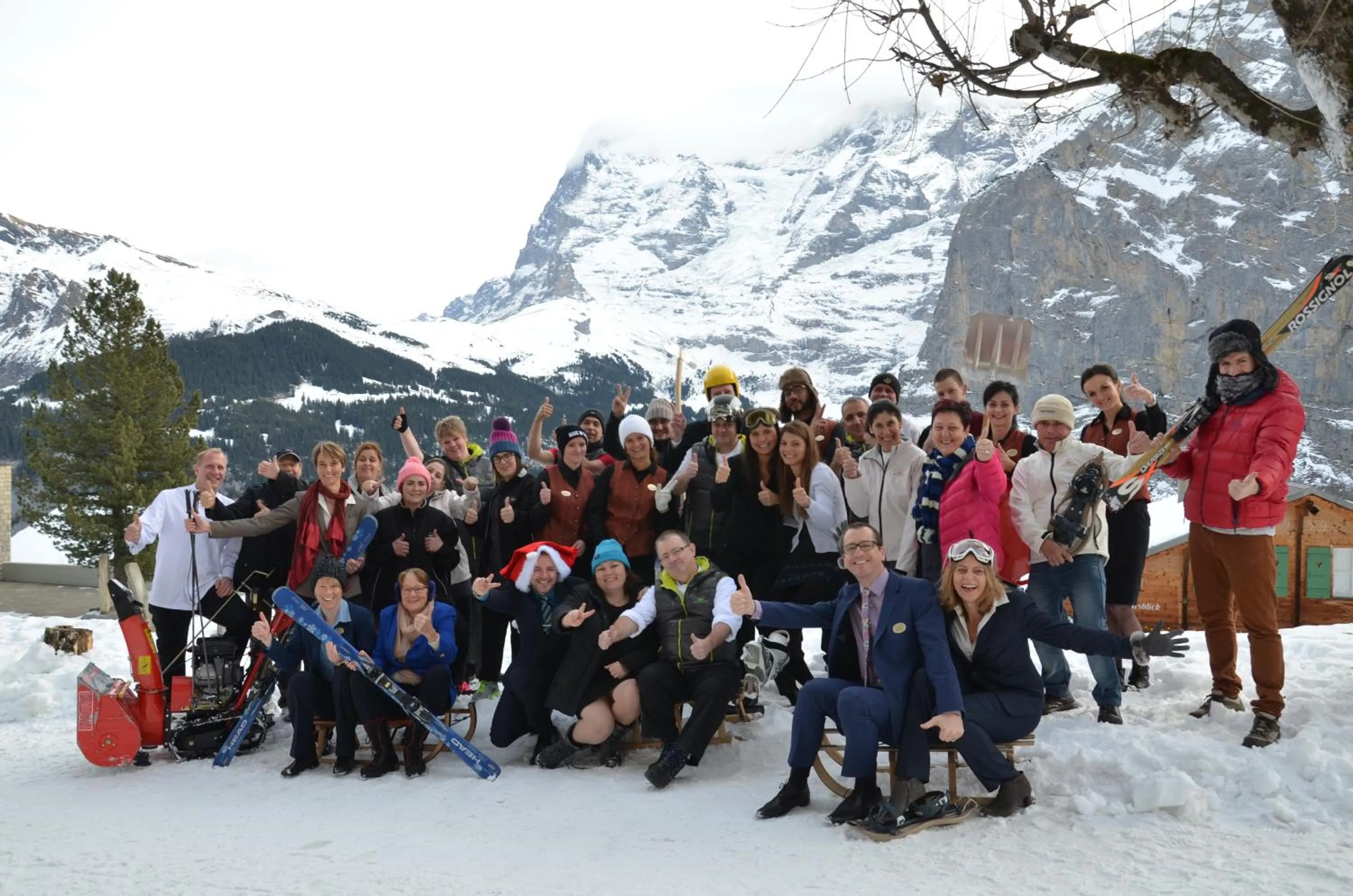 Staff in Eiger Mürren Swiss Quality Hotel