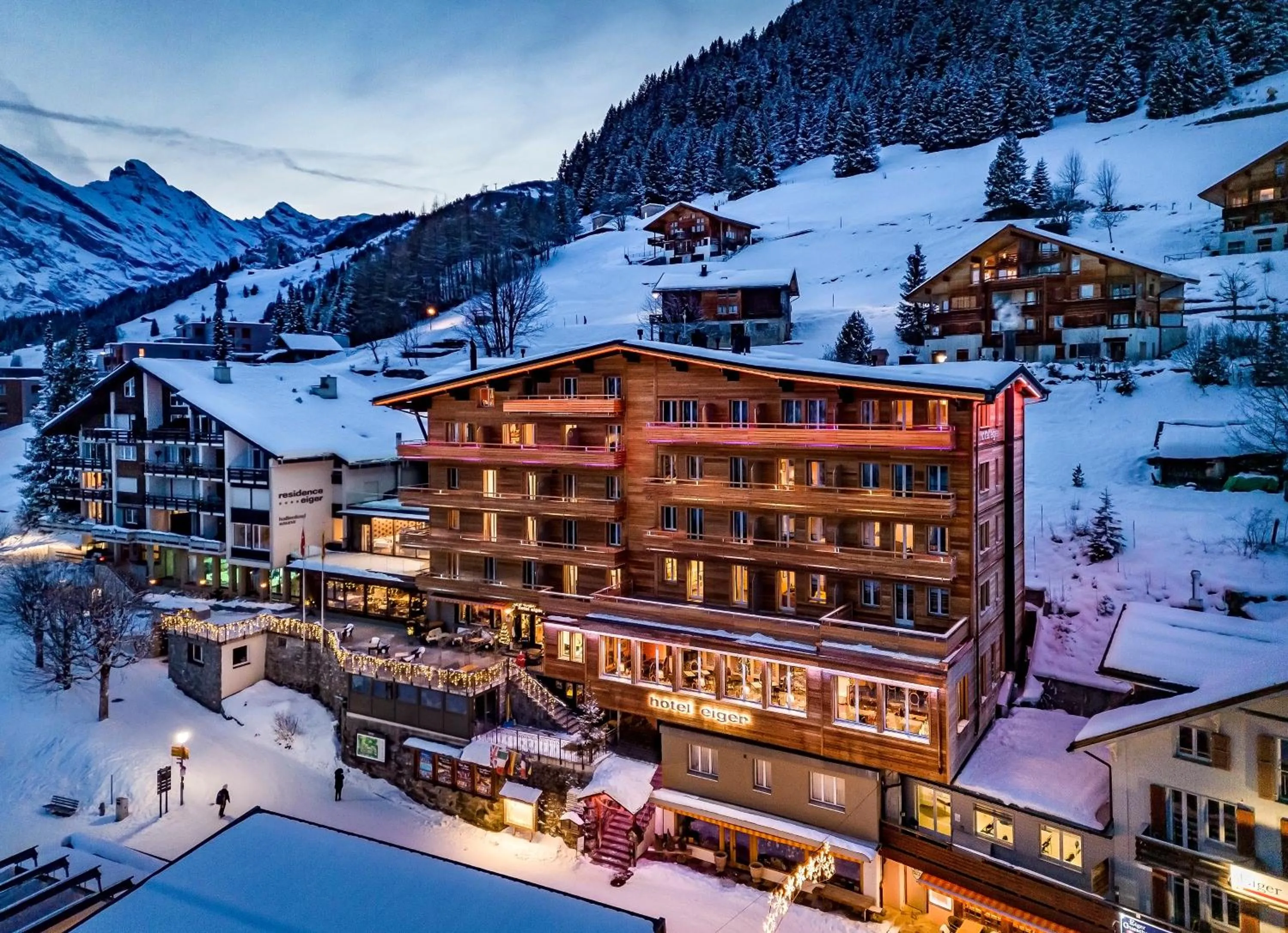 Property building in Eiger Mürren Swiss Quality Hotel