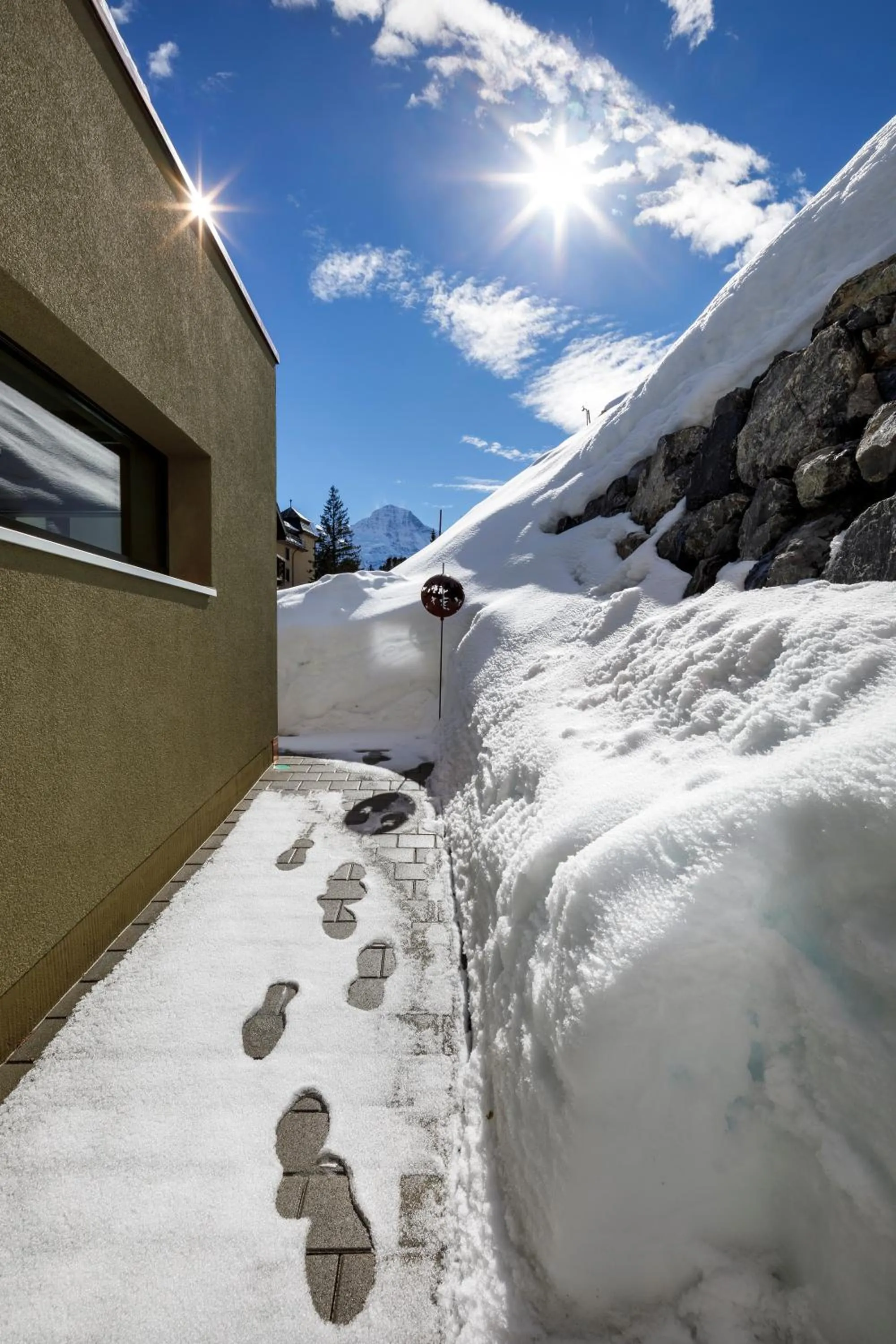 Natural landscape in Eiger Mürren Swiss Quality Hotel