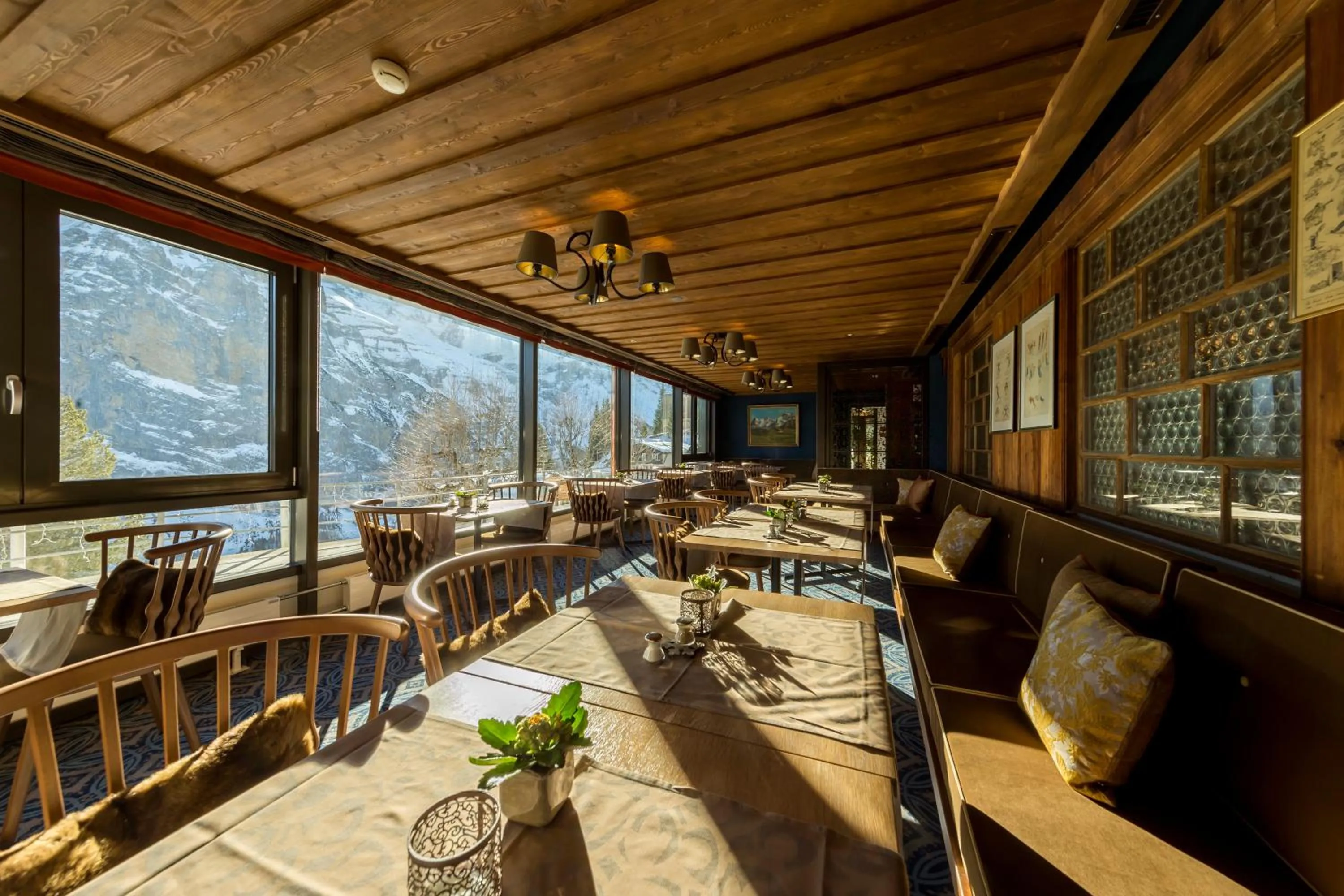 Restaurant/places to eat in Eiger Mürren Swiss Quality Hotel