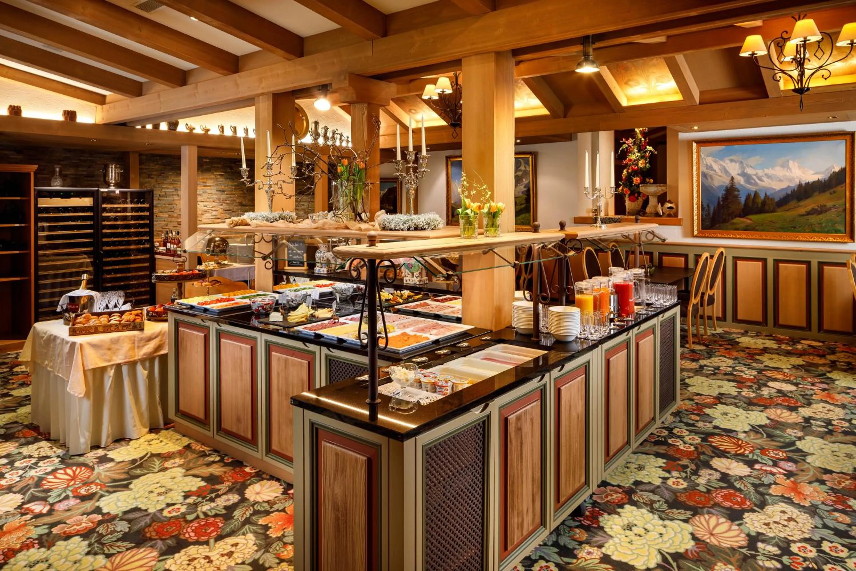 Restaurant/places to eat in Eiger Mürren Swiss Quality Hotel