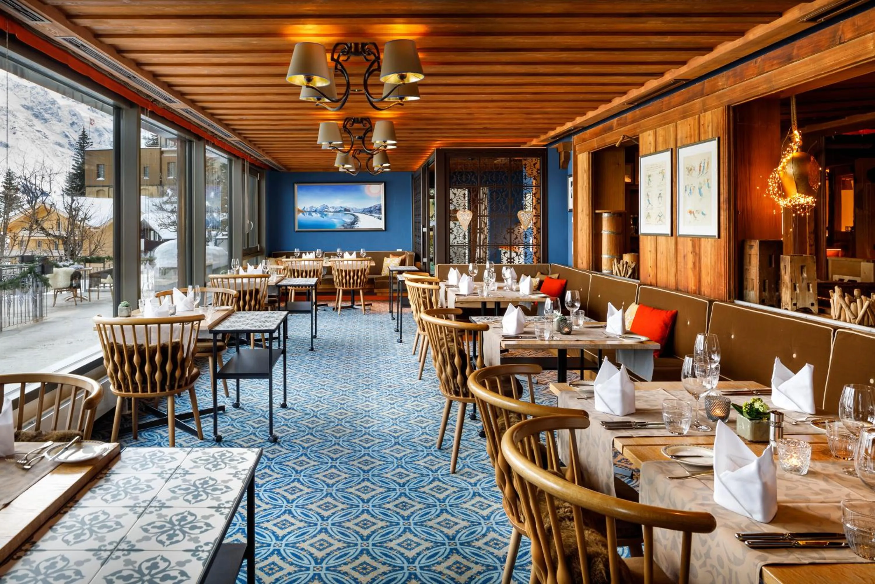 Restaurant/places to eat in Eiger Mürren Swiss Quality Hotel