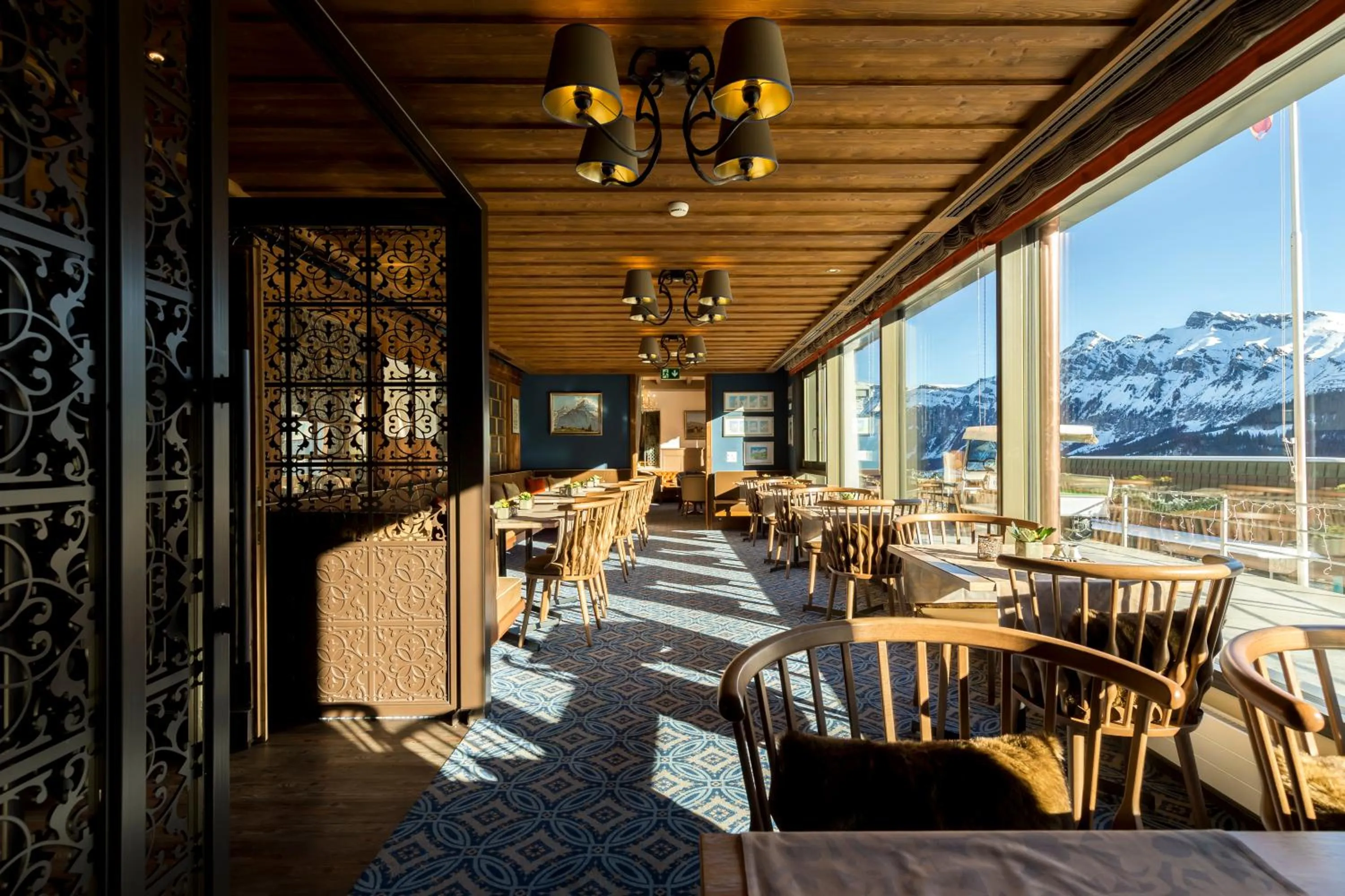 Restaurant/places to eat in Eiger Mürren Swiss Quality Hotel