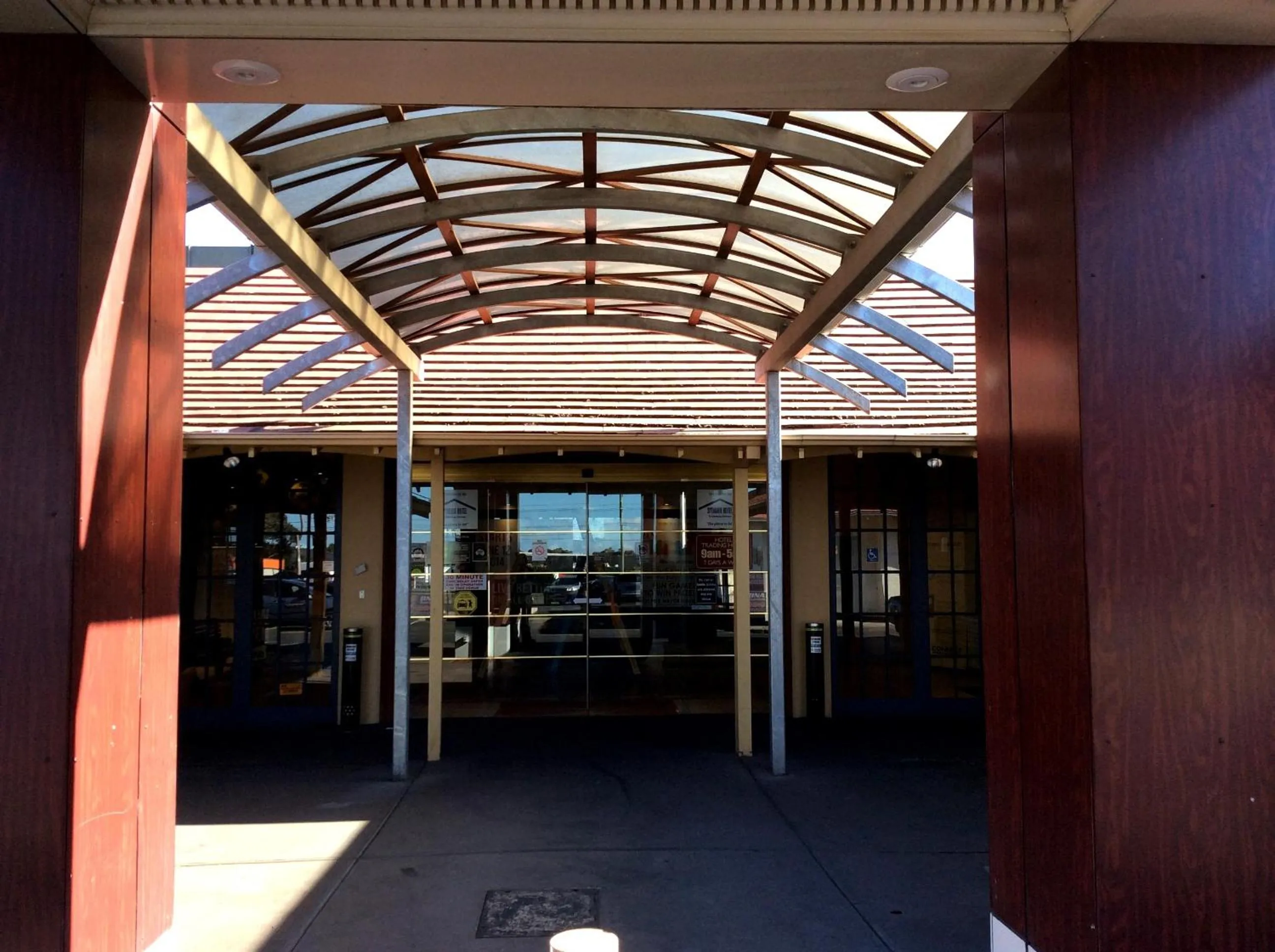 Facade/entrance in Nightcap at Sylvania Hotel