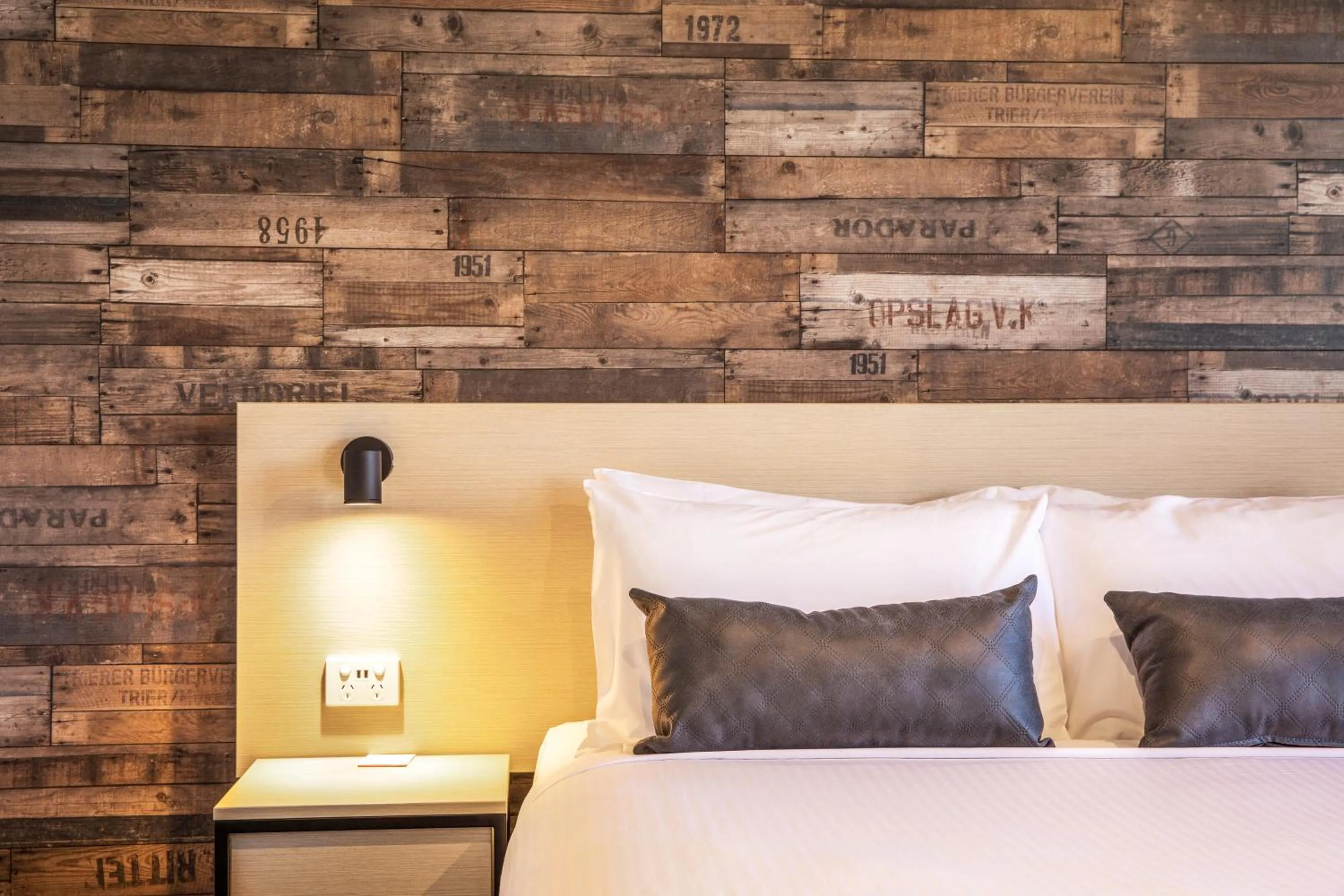 Bed in Nightcap at Westside Hotel