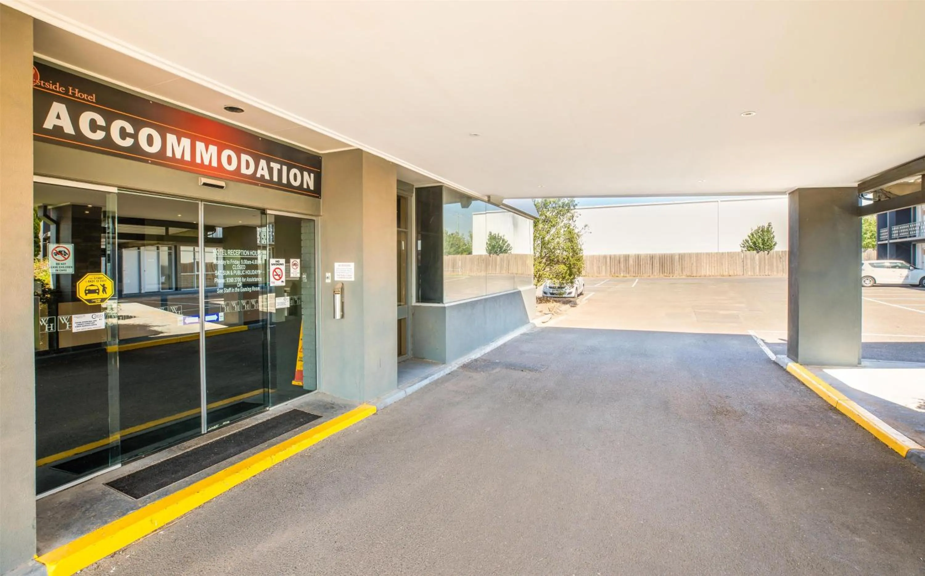 Property building in Nightcap at Westside Hotel