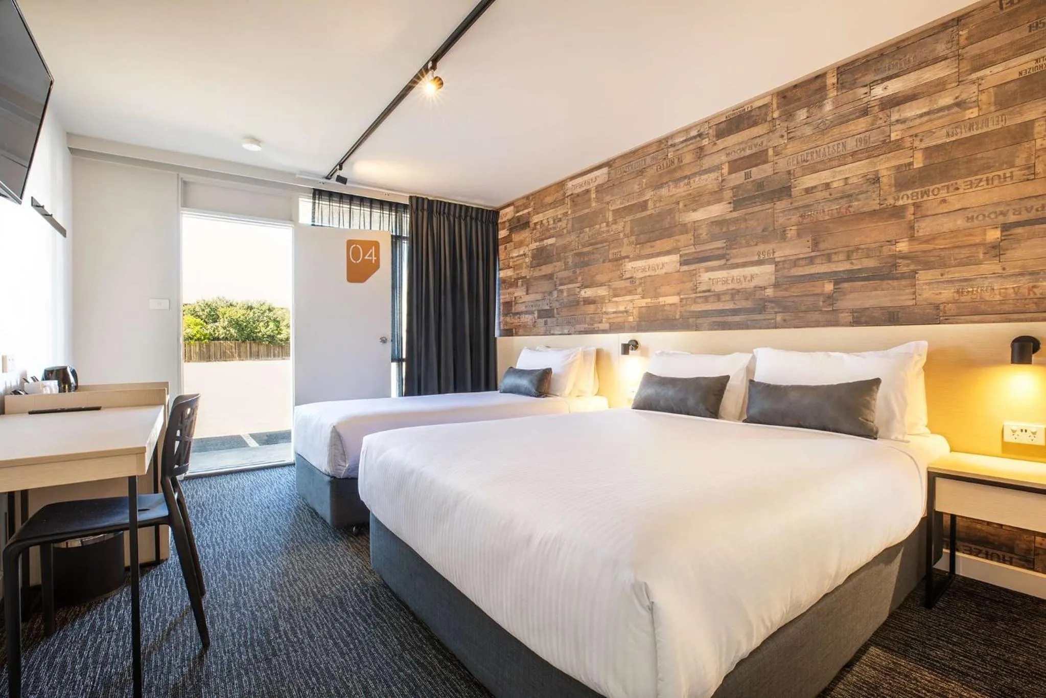 Bedroom, Bed in Nightcap at Westside Hotel