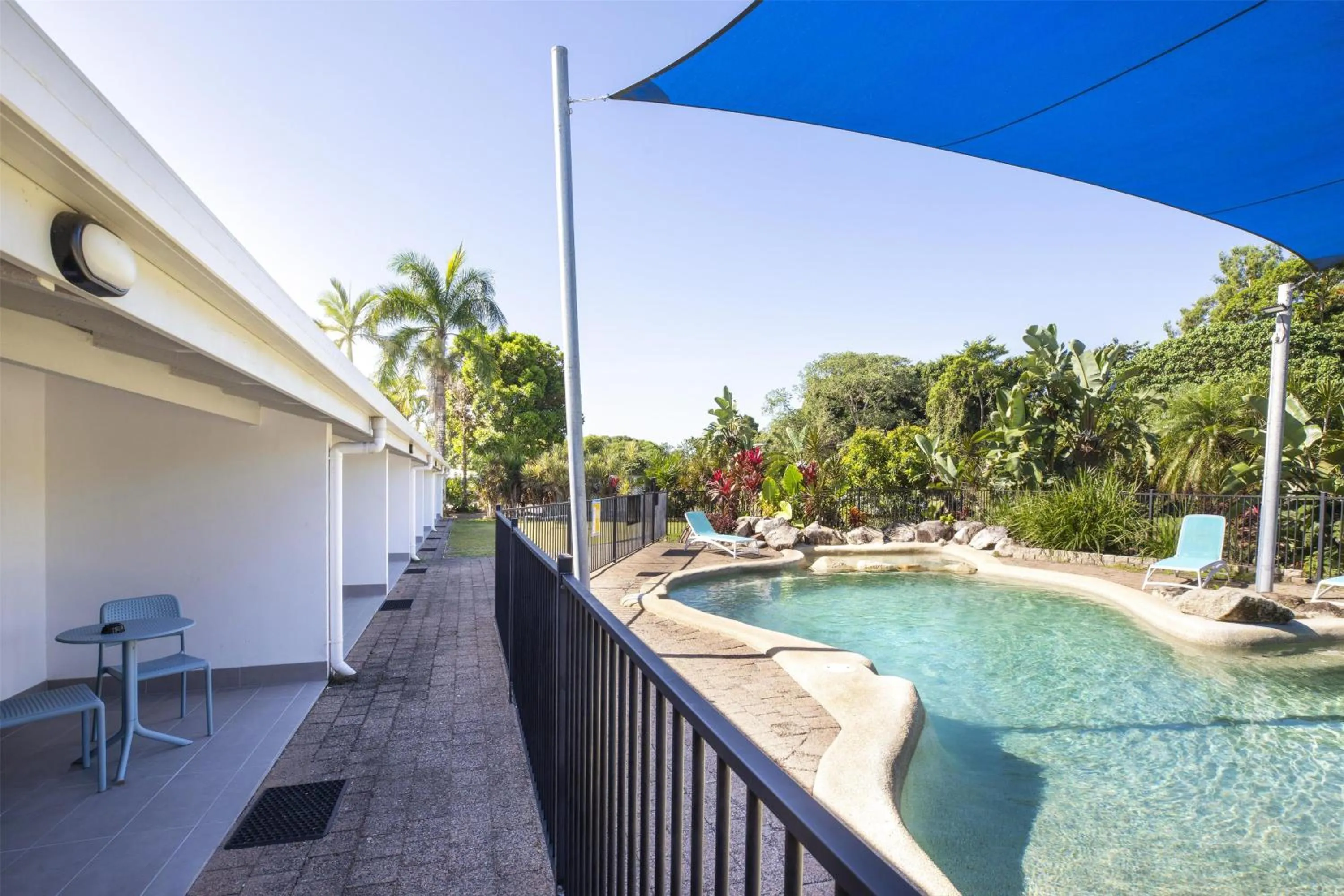 Pool view in Nightelier Mission Beach