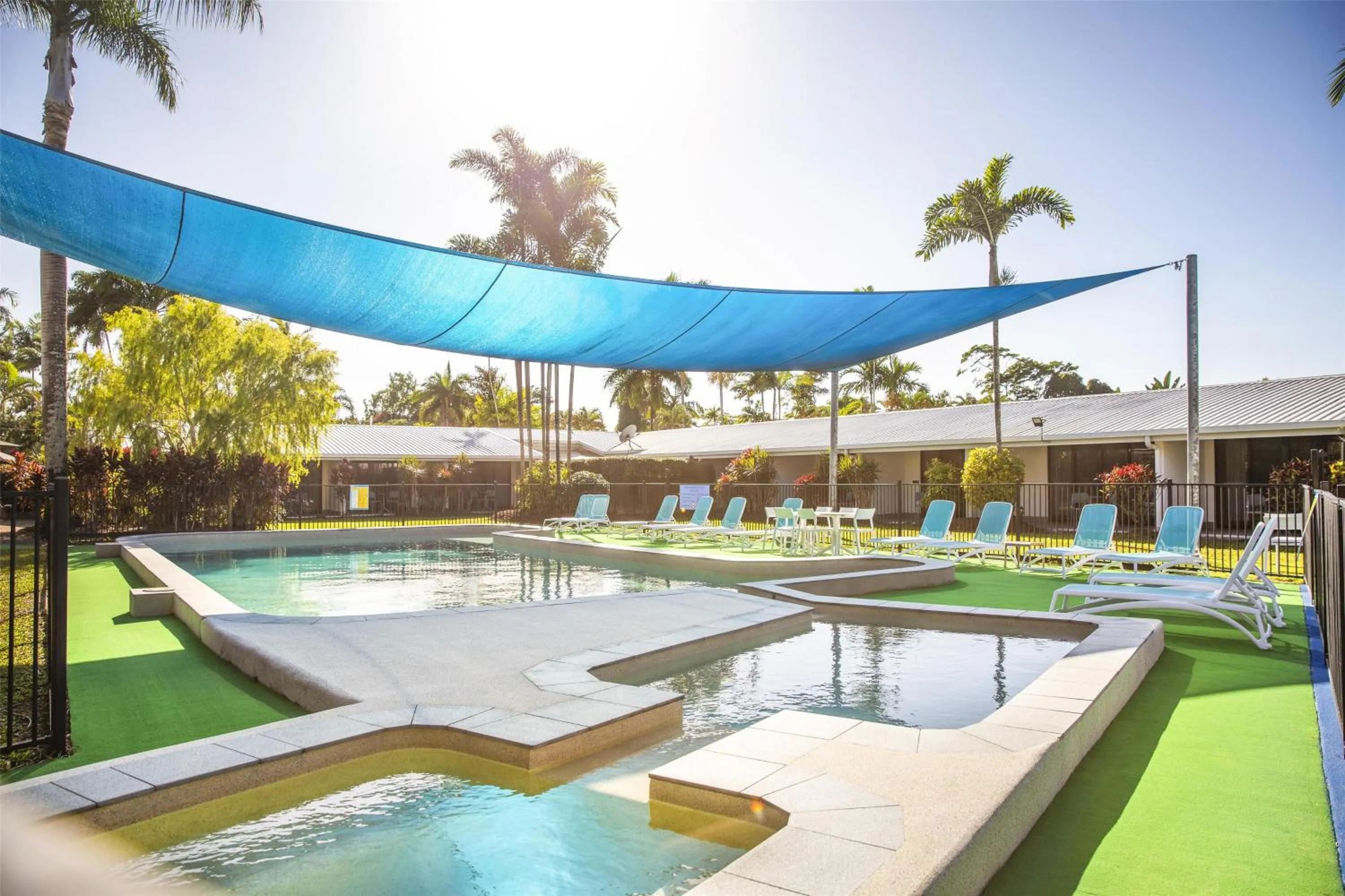 Pool view in Nightelier Mission Beach