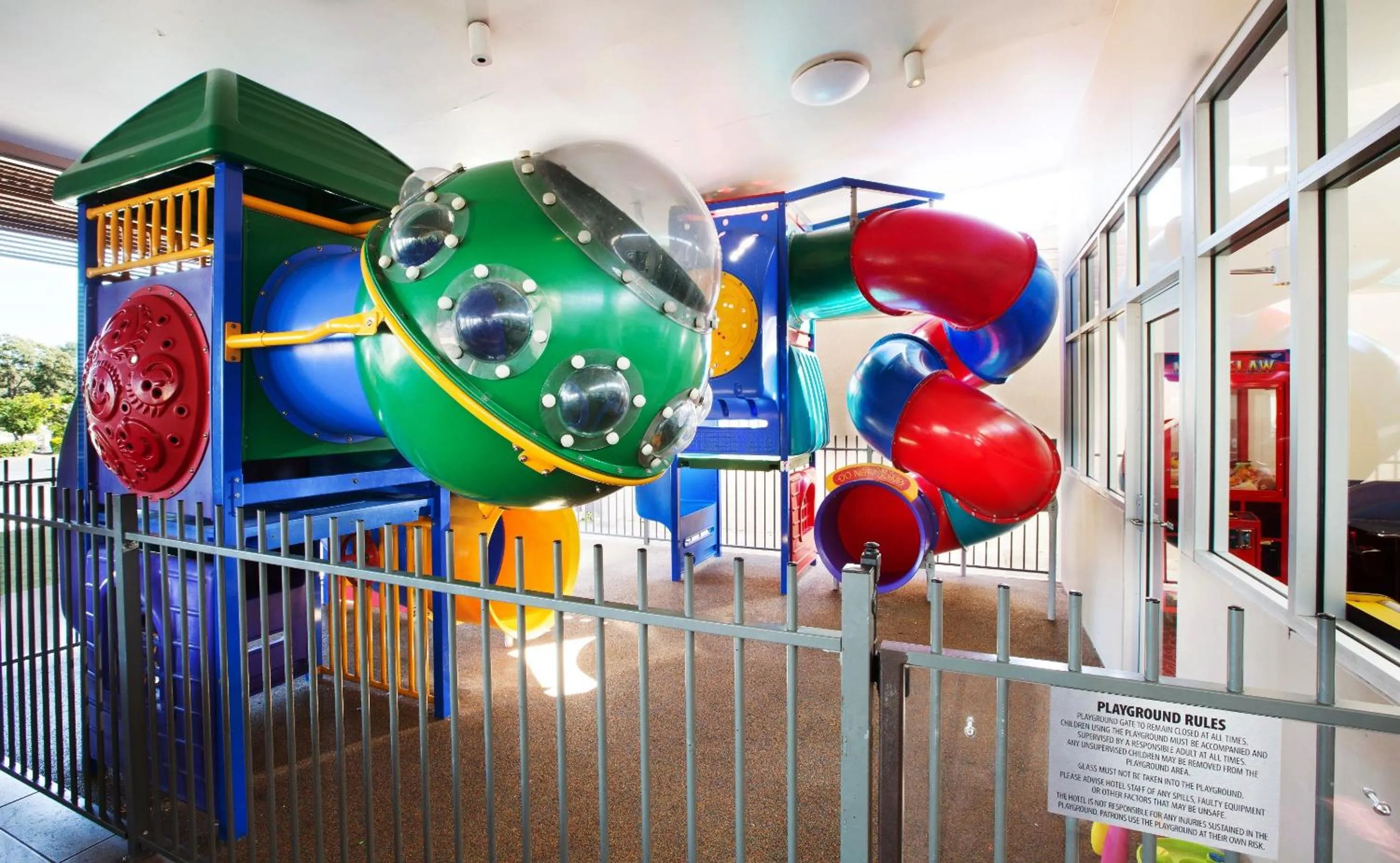 Children play ground in Nightcap at Springwood Hotel