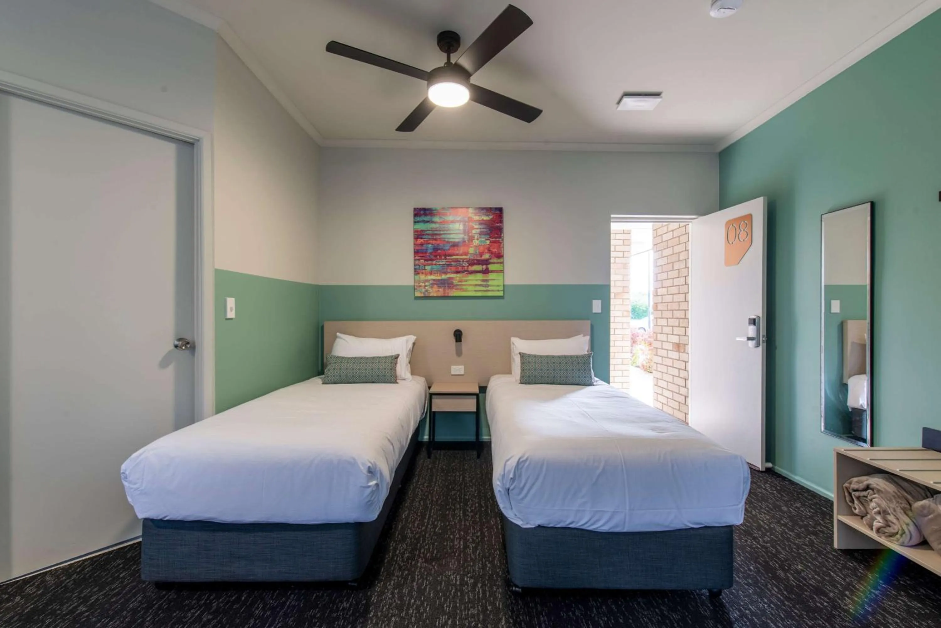 Bedroom, Bed in Nightcap at Northern Grounds