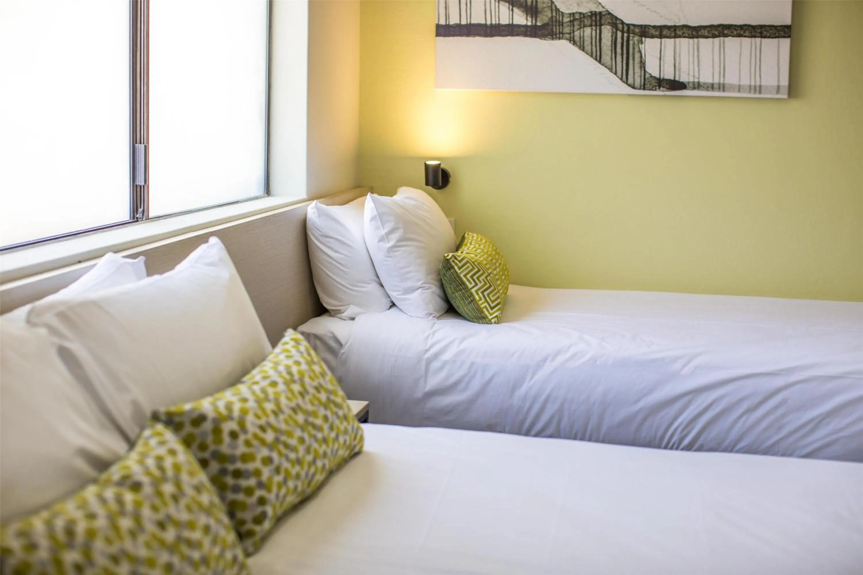 Bedroom, Bed in Nightcap at Blue Cattle Dog Hotel