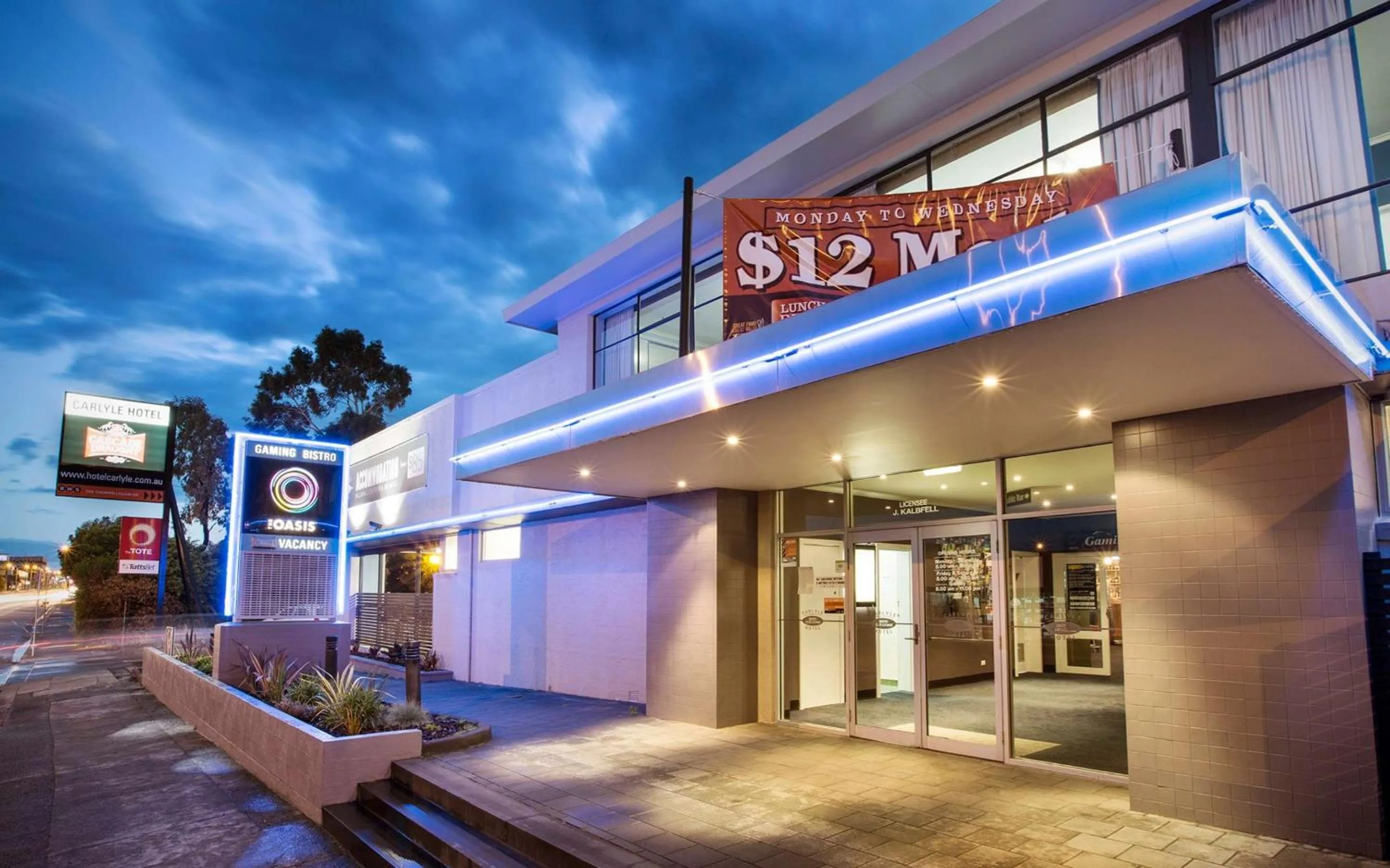 Property building in Nightcap at Carlyle Hotel