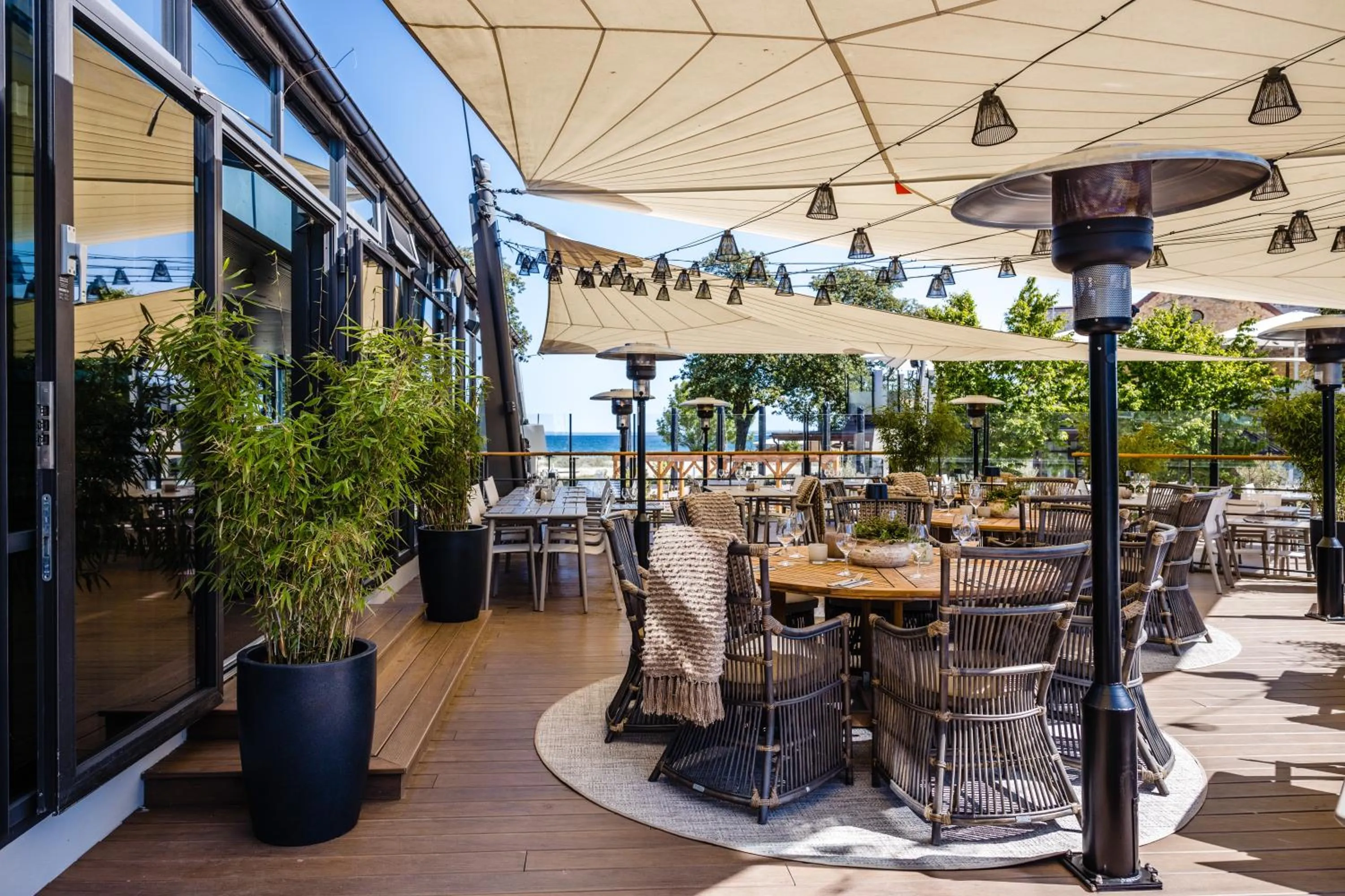 Restaurant/places to eat in Hotel Skansen Båstad