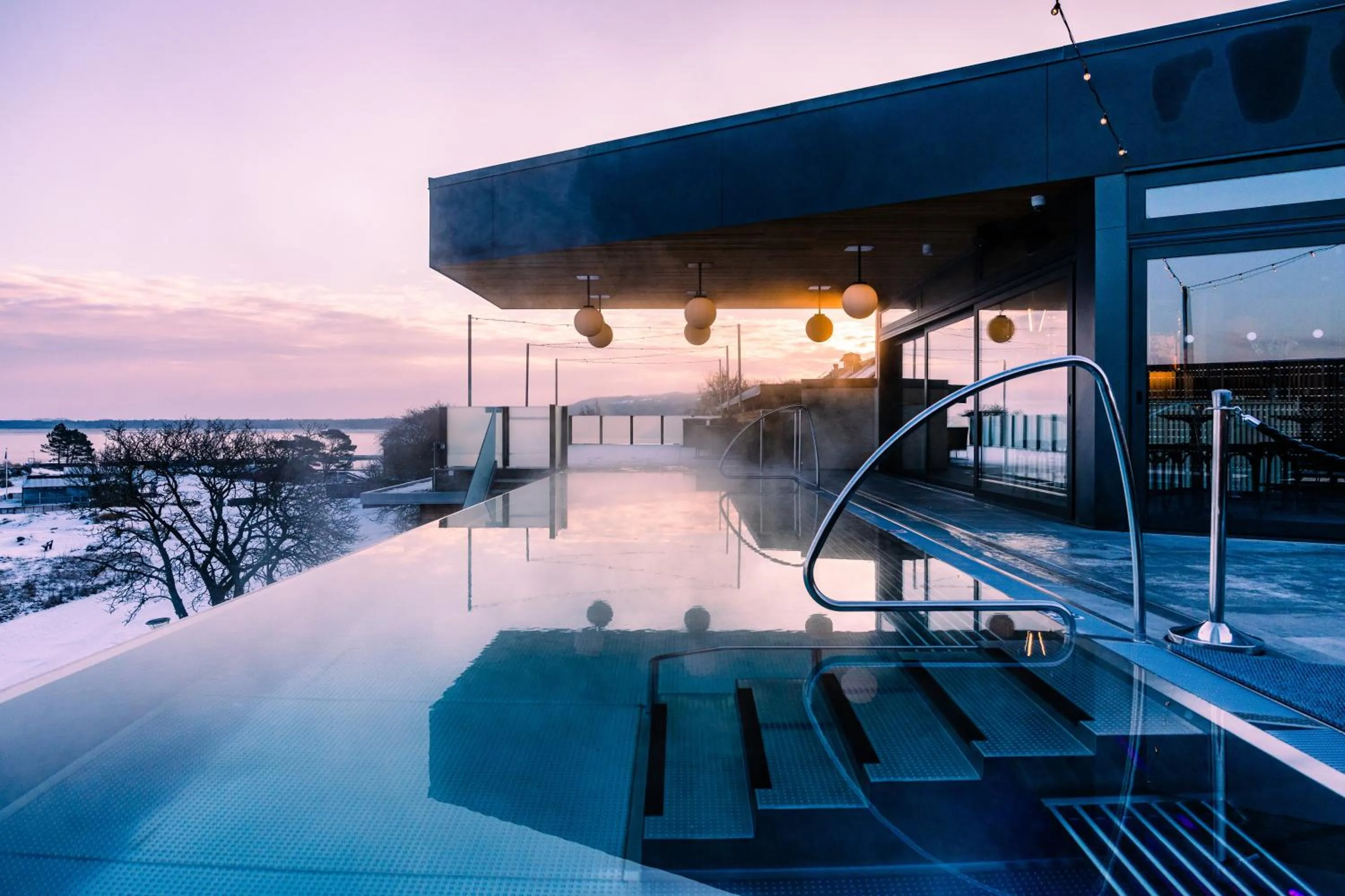 Swimming pool in Hotel Skansen Båstad