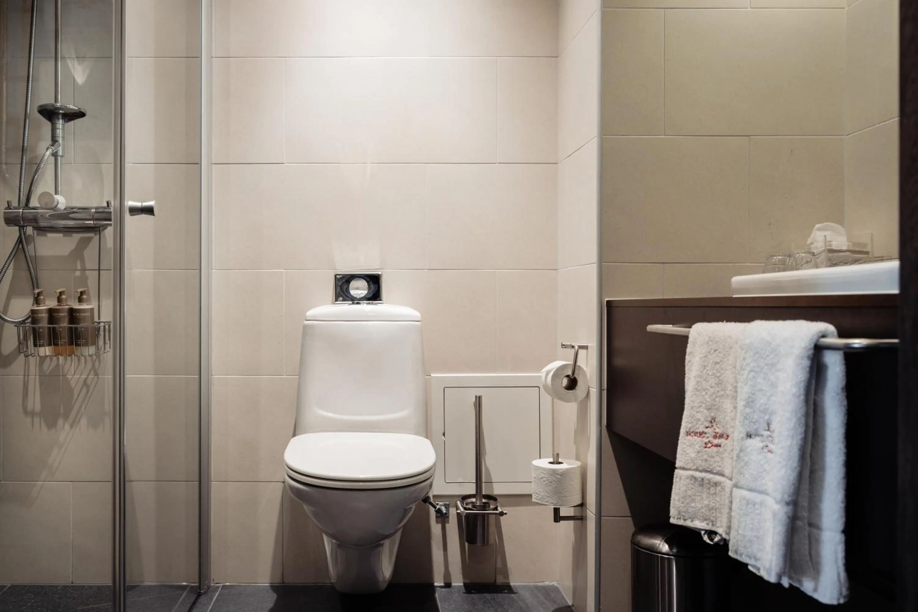 Toilet in Hotel Skansen Båstad