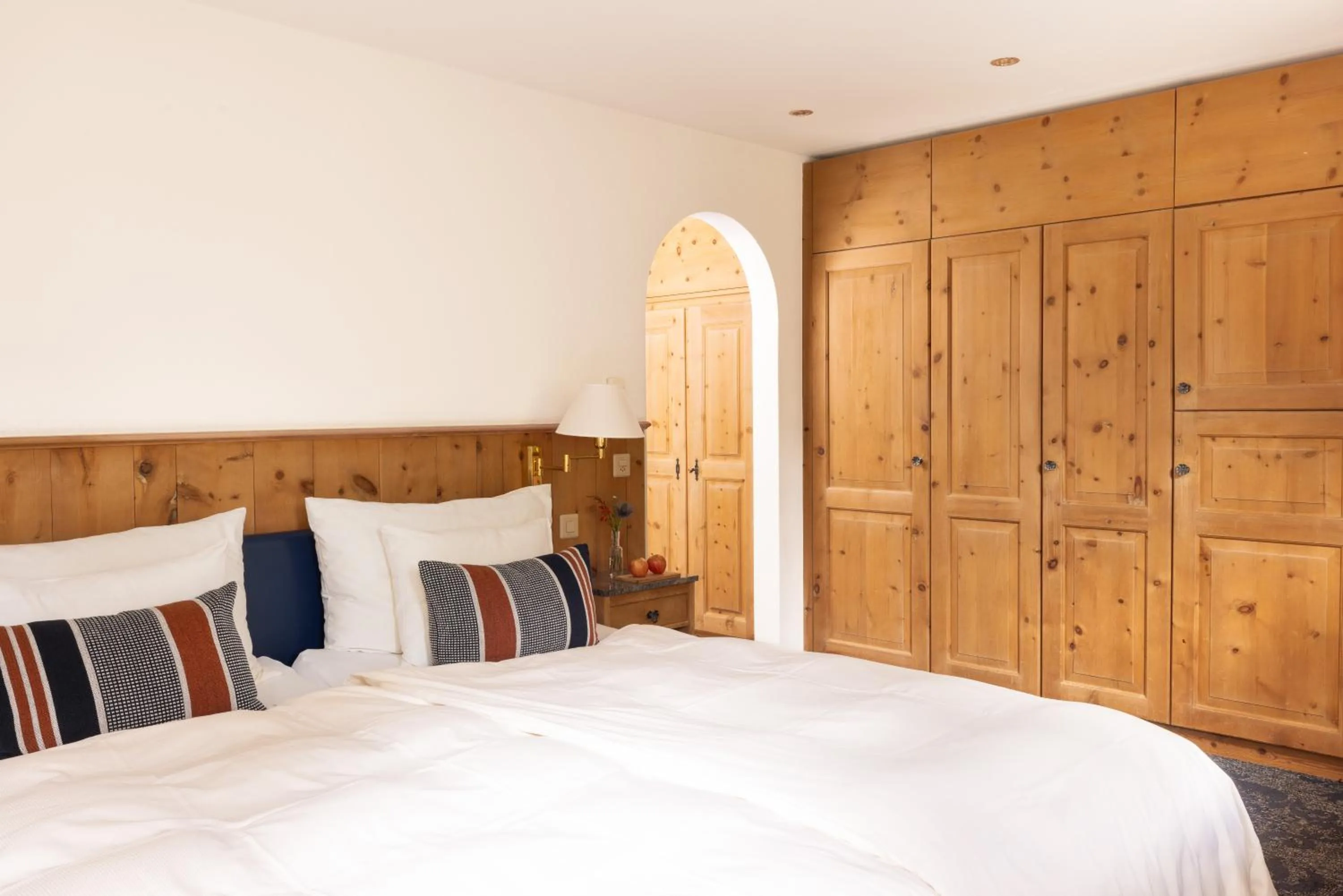 Bed in Hotel Chesa Rosatsch - Home of Food