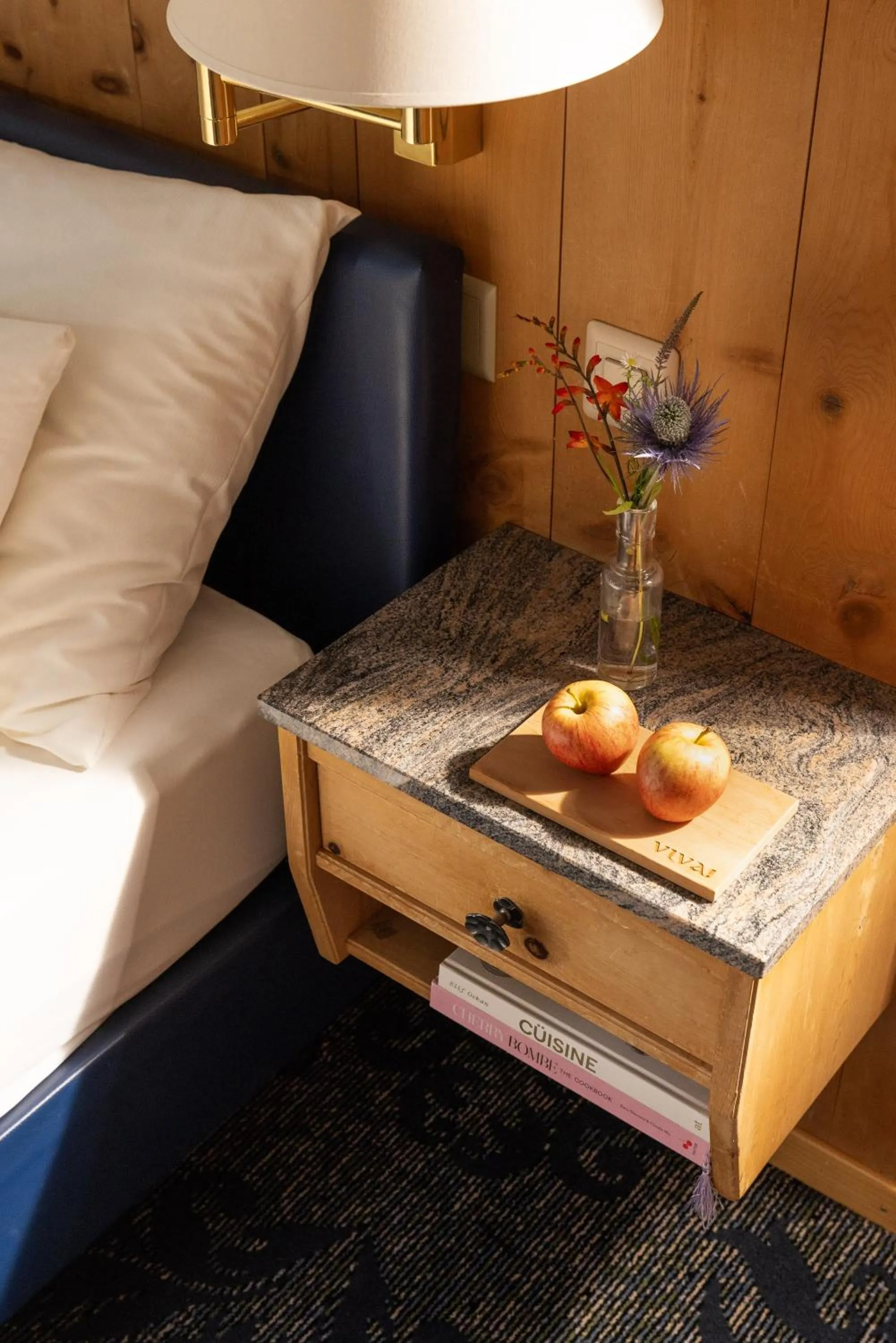 Bed in Hotel Chesa Rosatsch - Home of Food