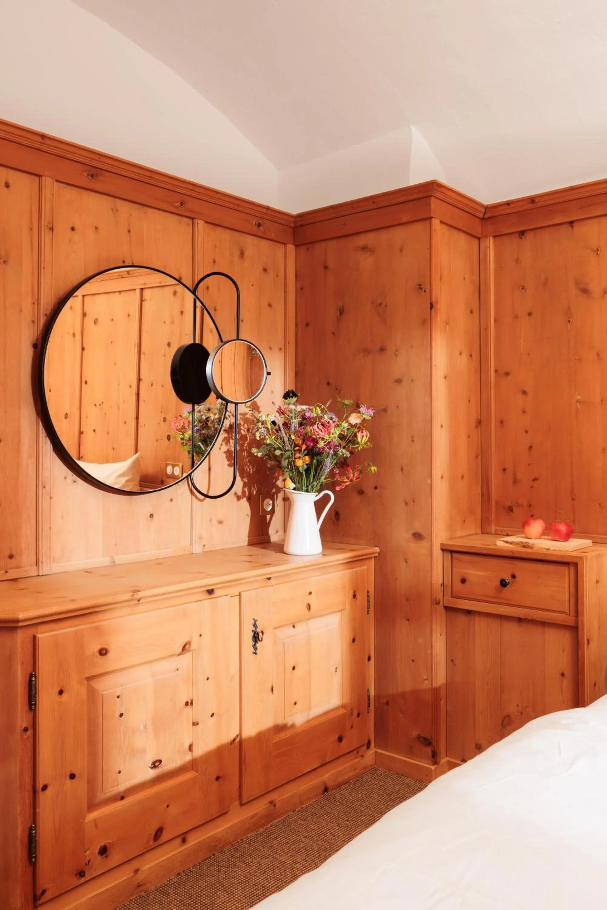 Bed in Hotel Chesa Rosatsch - Home of Food