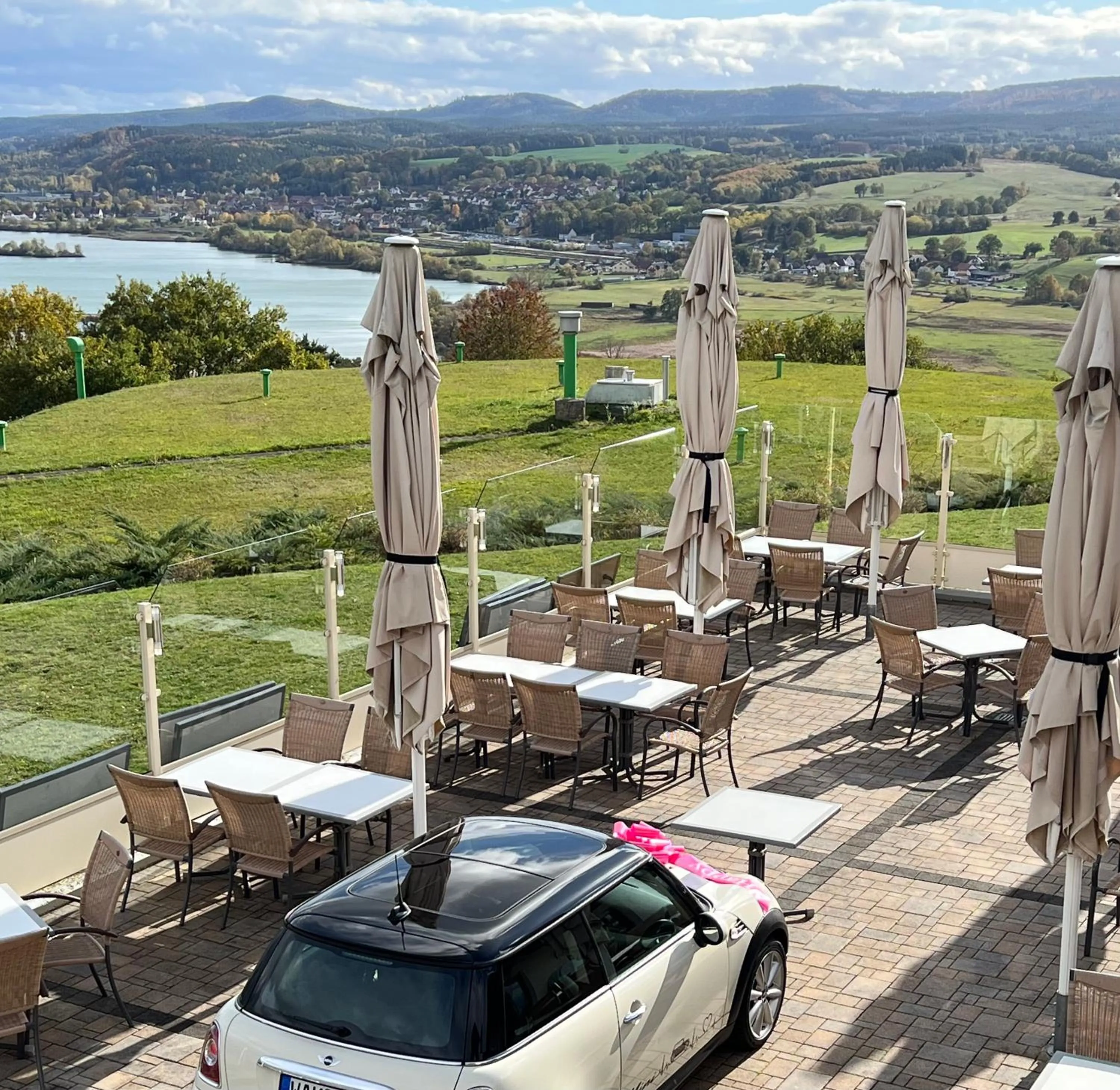 Garden in Panorama Hotel am Frankenstein