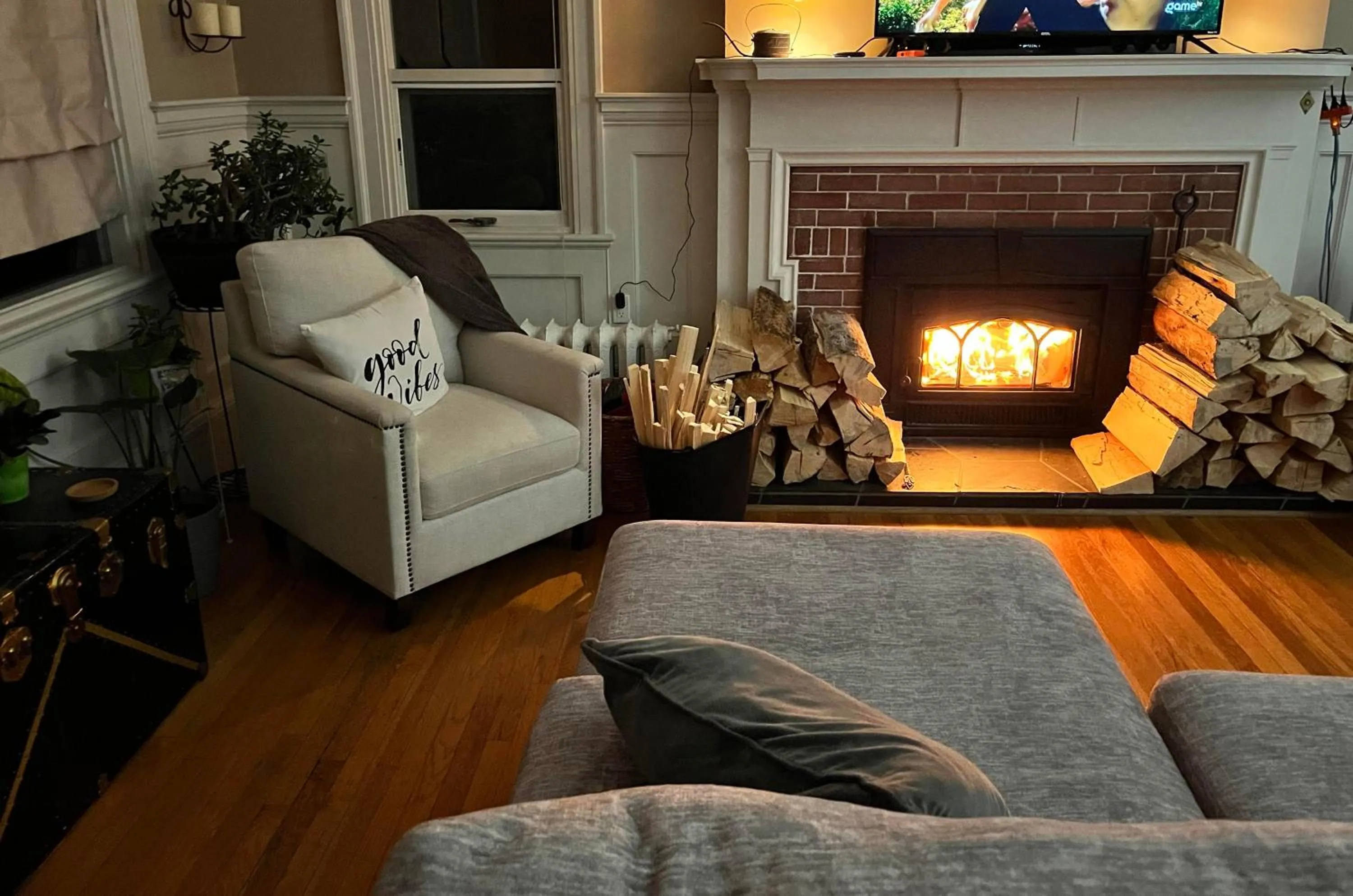 Living room in Stirling House