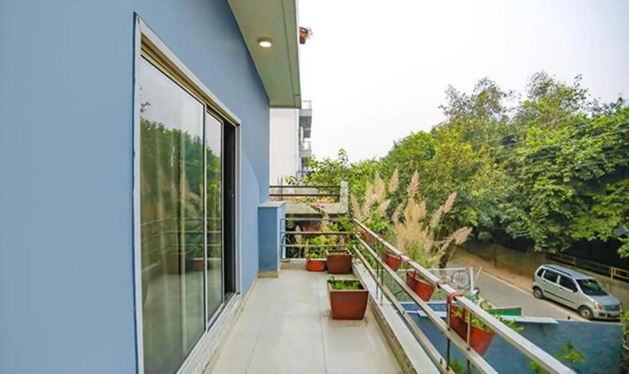 Balcony/Terrace in FabHotel F9 Sector 51