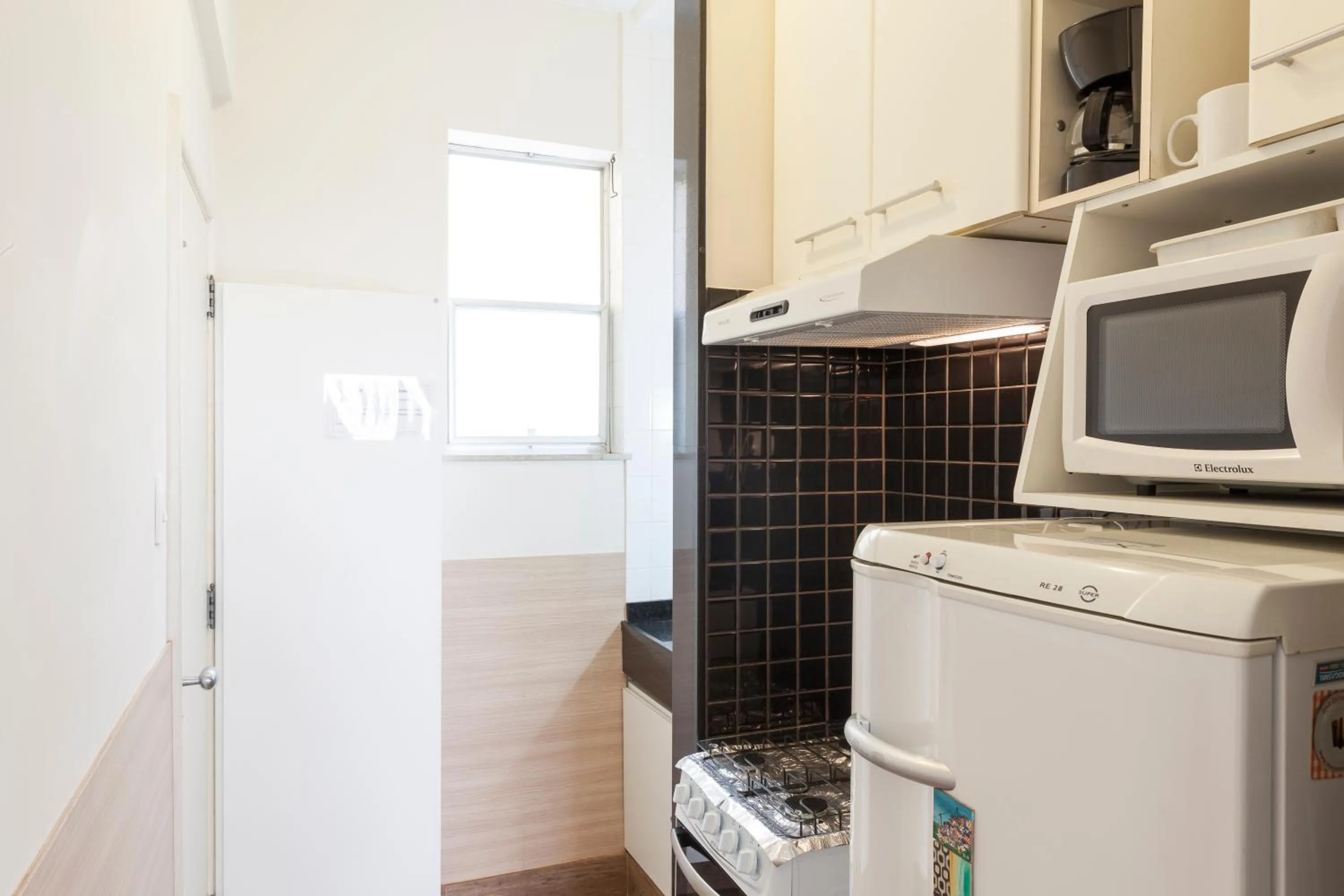 Kitchen or kitchenette in Alex Rio Flats Studio with Balcony