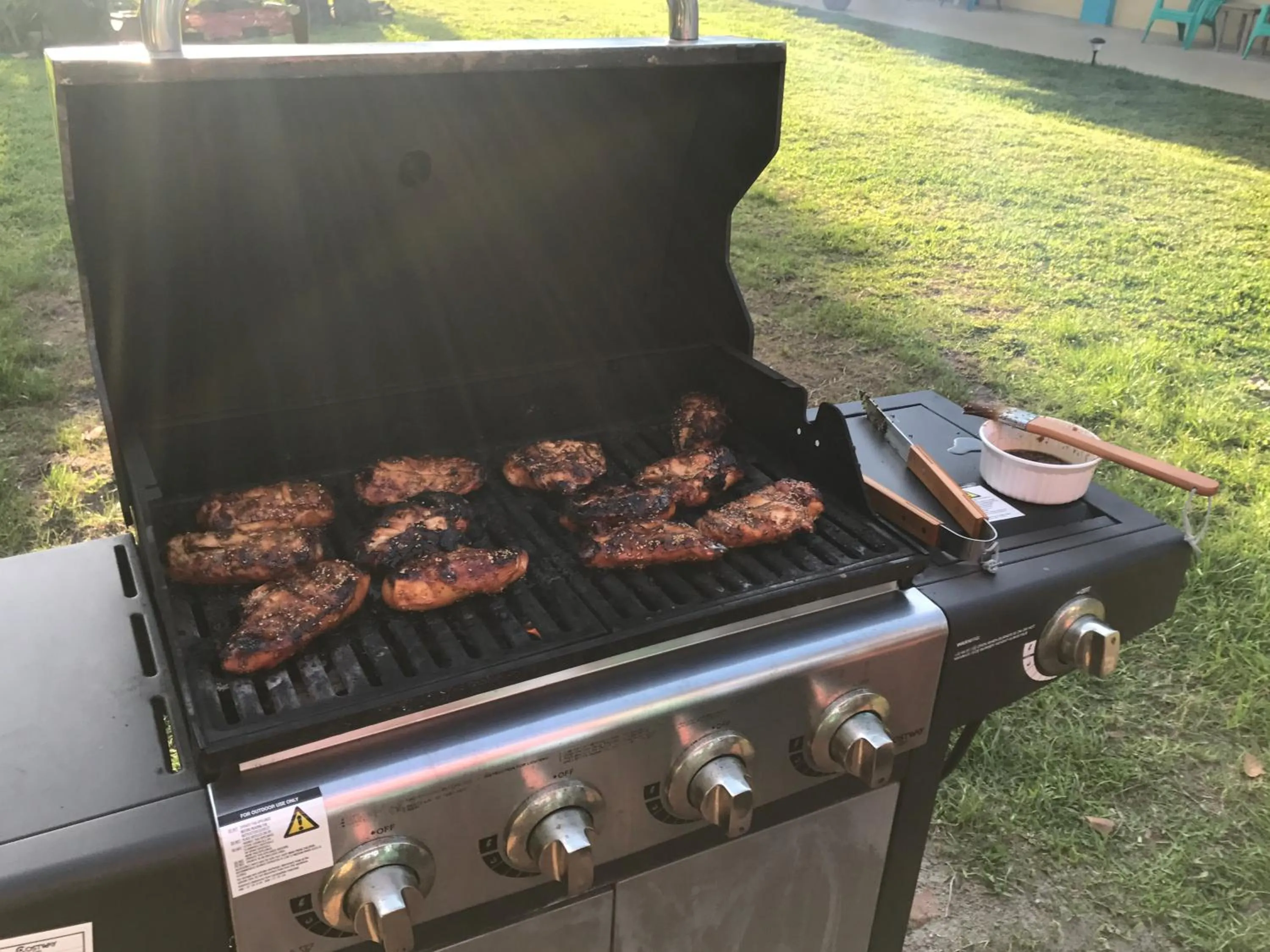 BBQ facilities in South Beach Inn - Cocoa Beach