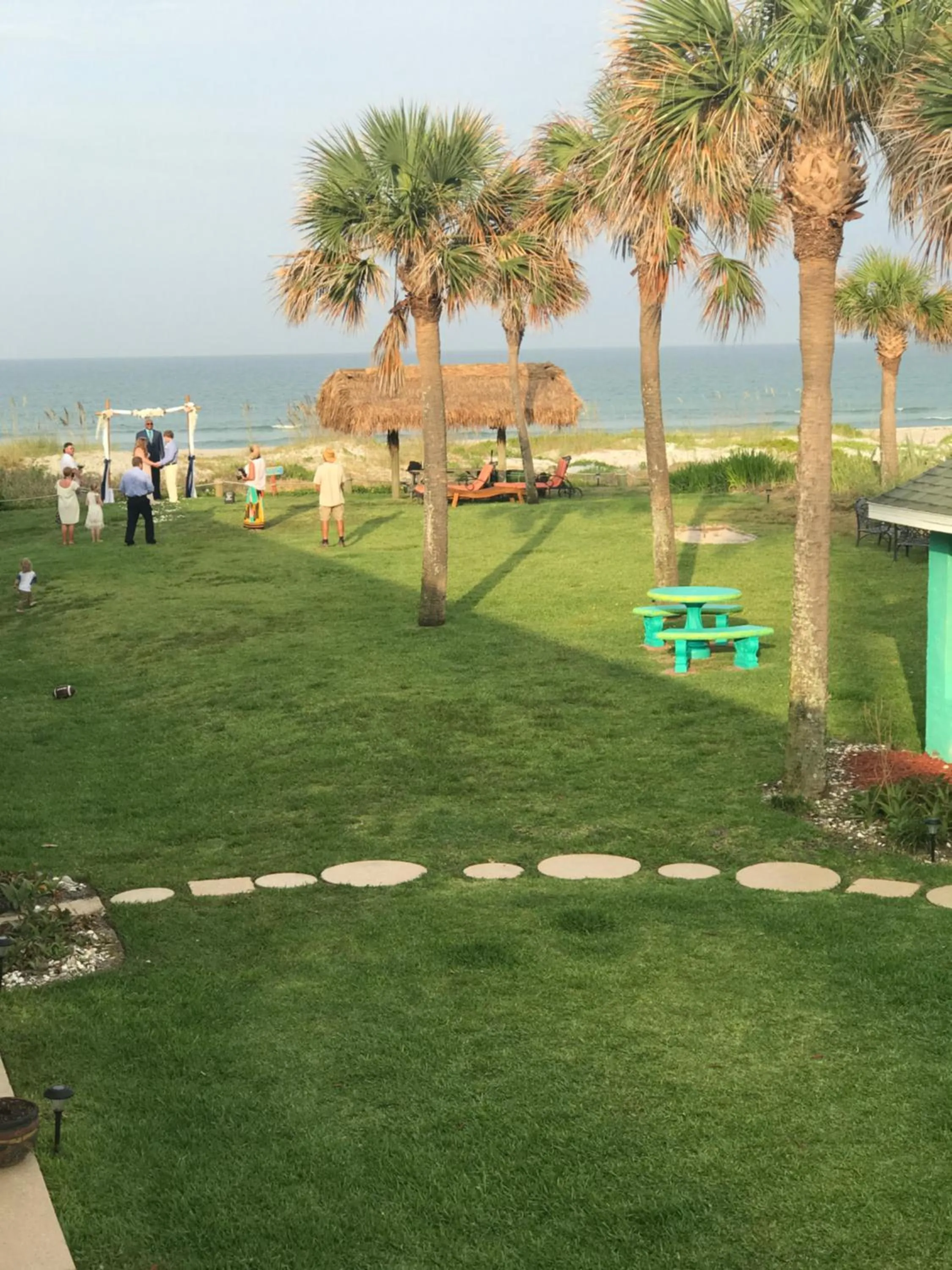 Seating area in South Beach Inn - Cocoa Beach