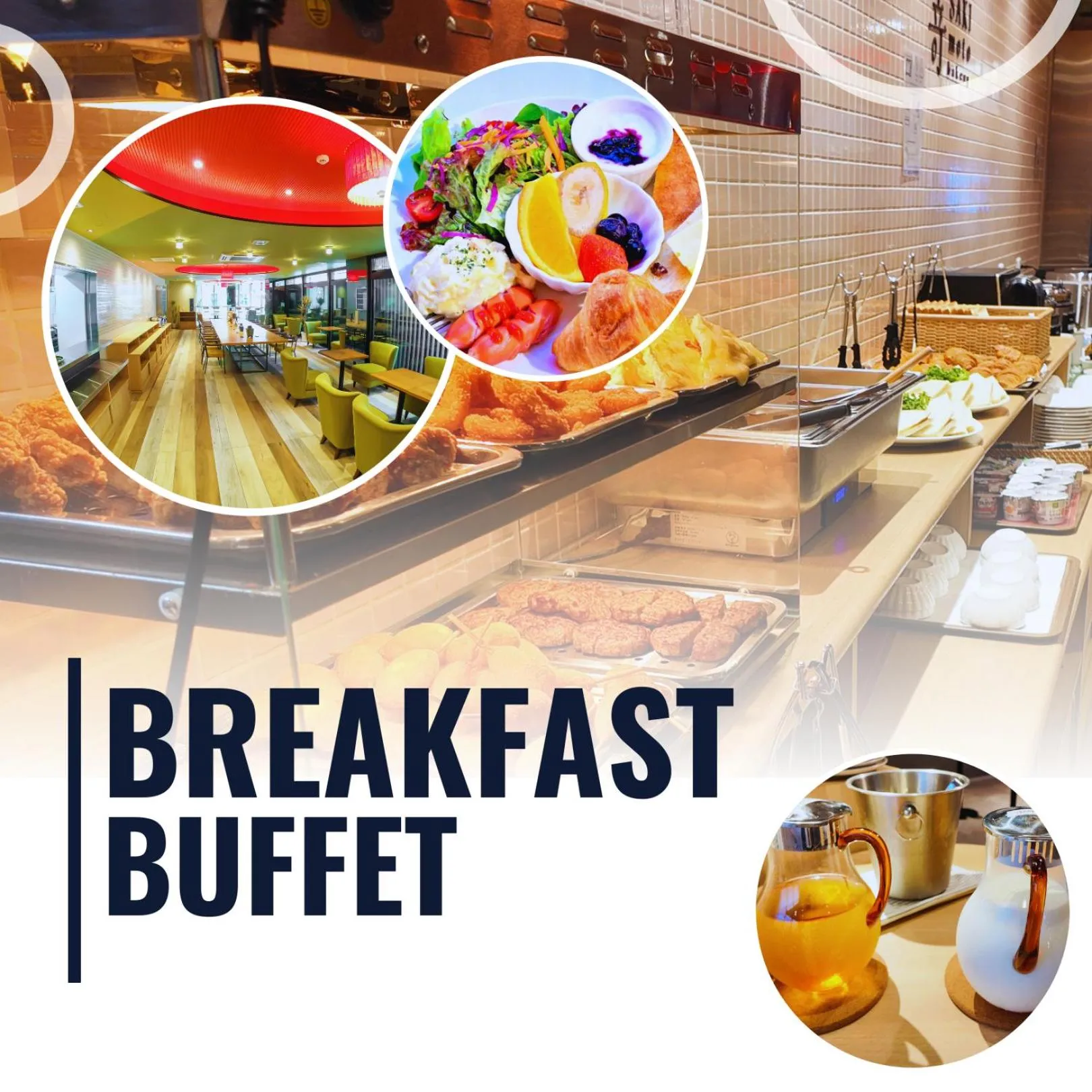 Buffet breakfast in Hotel S-Presso Central