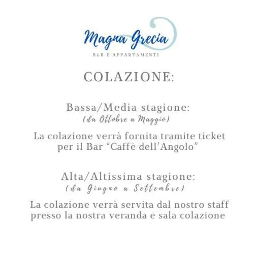 Breakfast in Magna Grecia B&B e Appartamenti