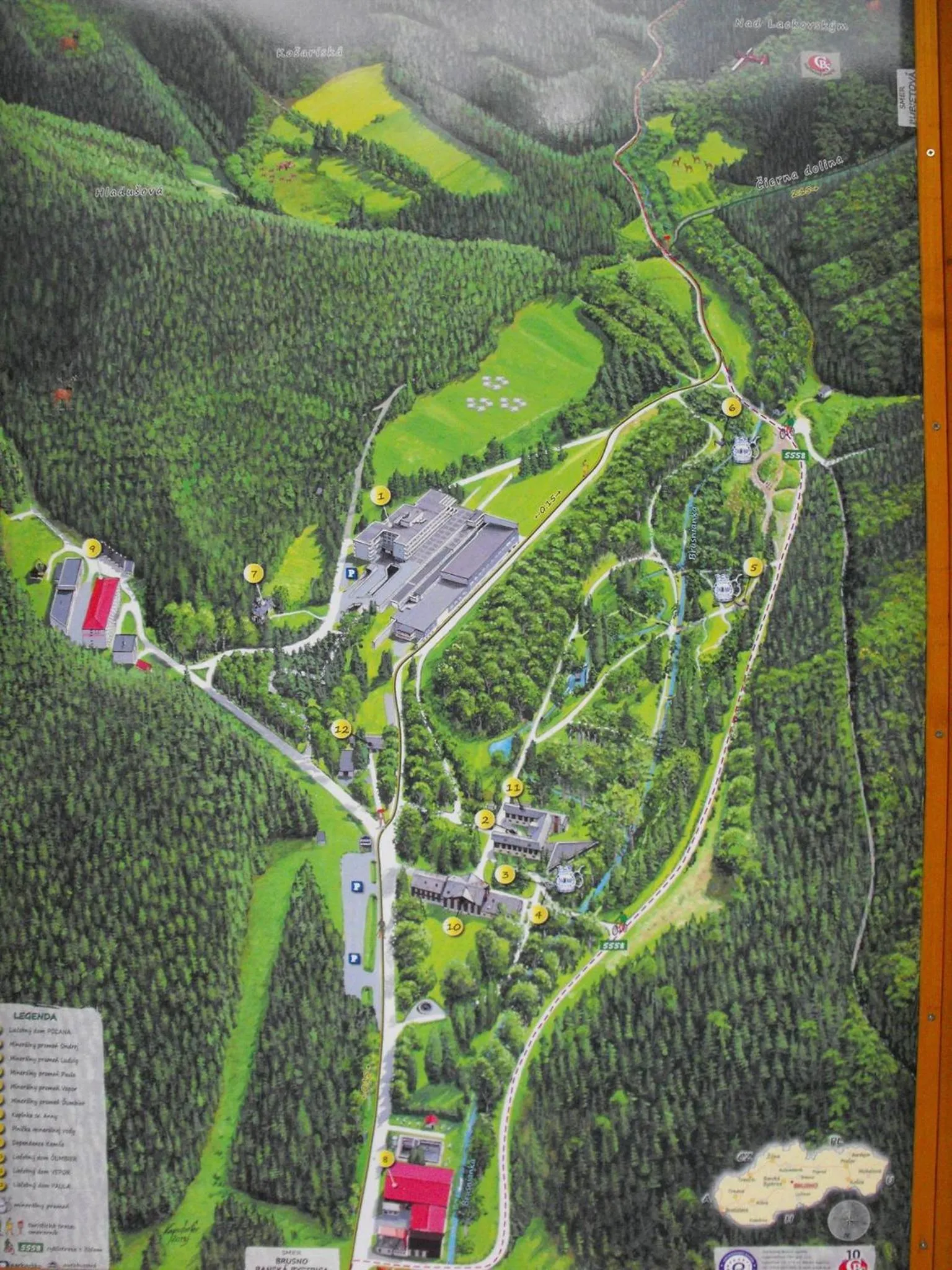 Property building in Kúpele Brusno - Kúpeľný hotel Poľana