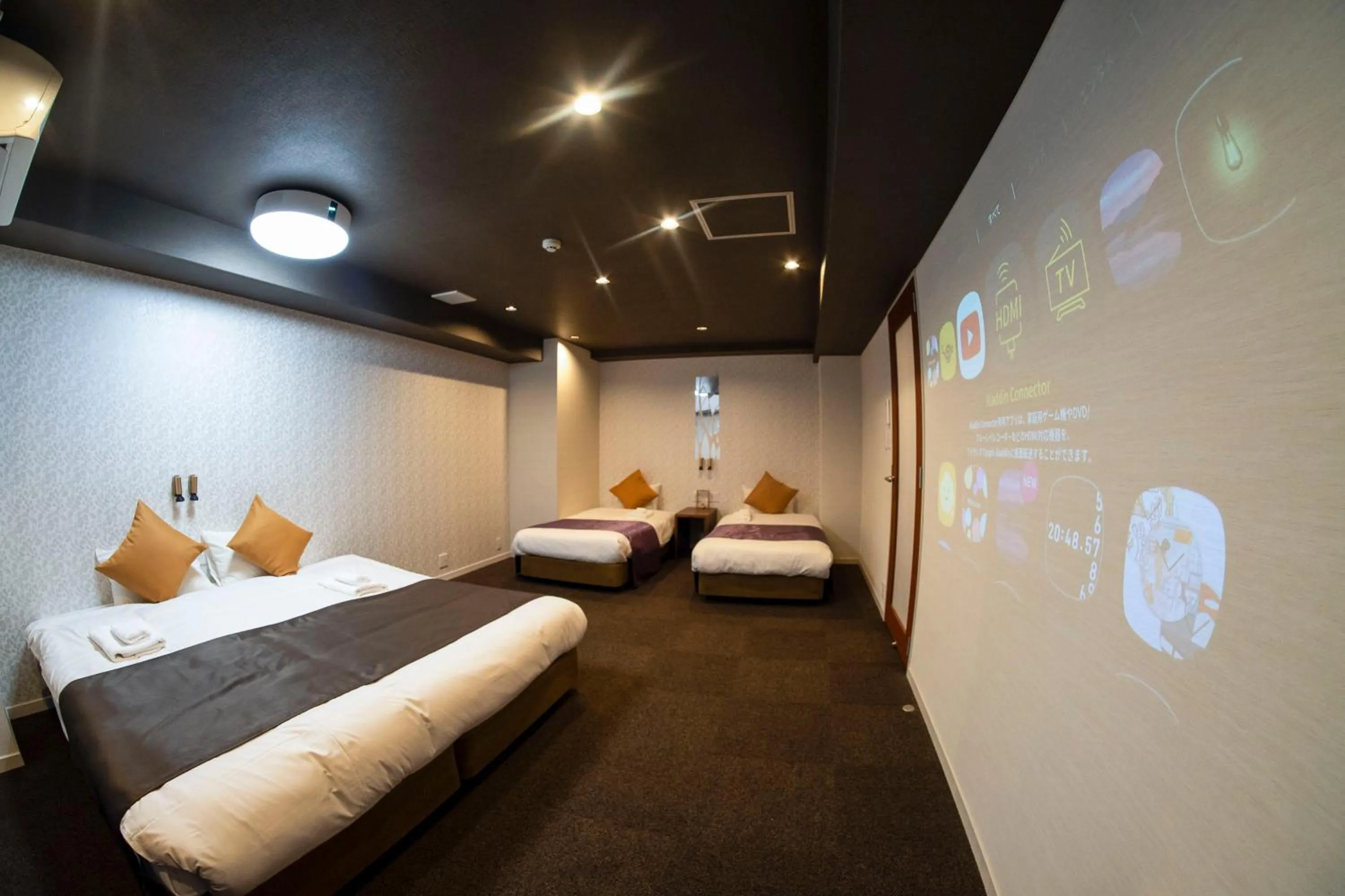 Bed in Hotel S-Presso West