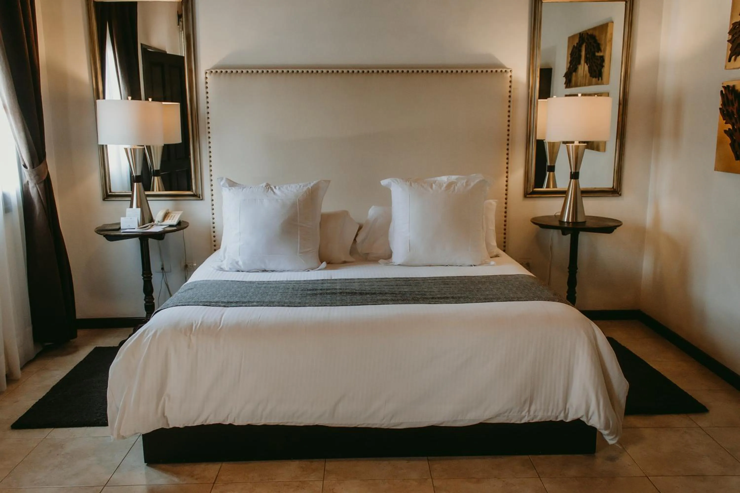 Bed in Hotel Boutique Hacienda Guadalupe