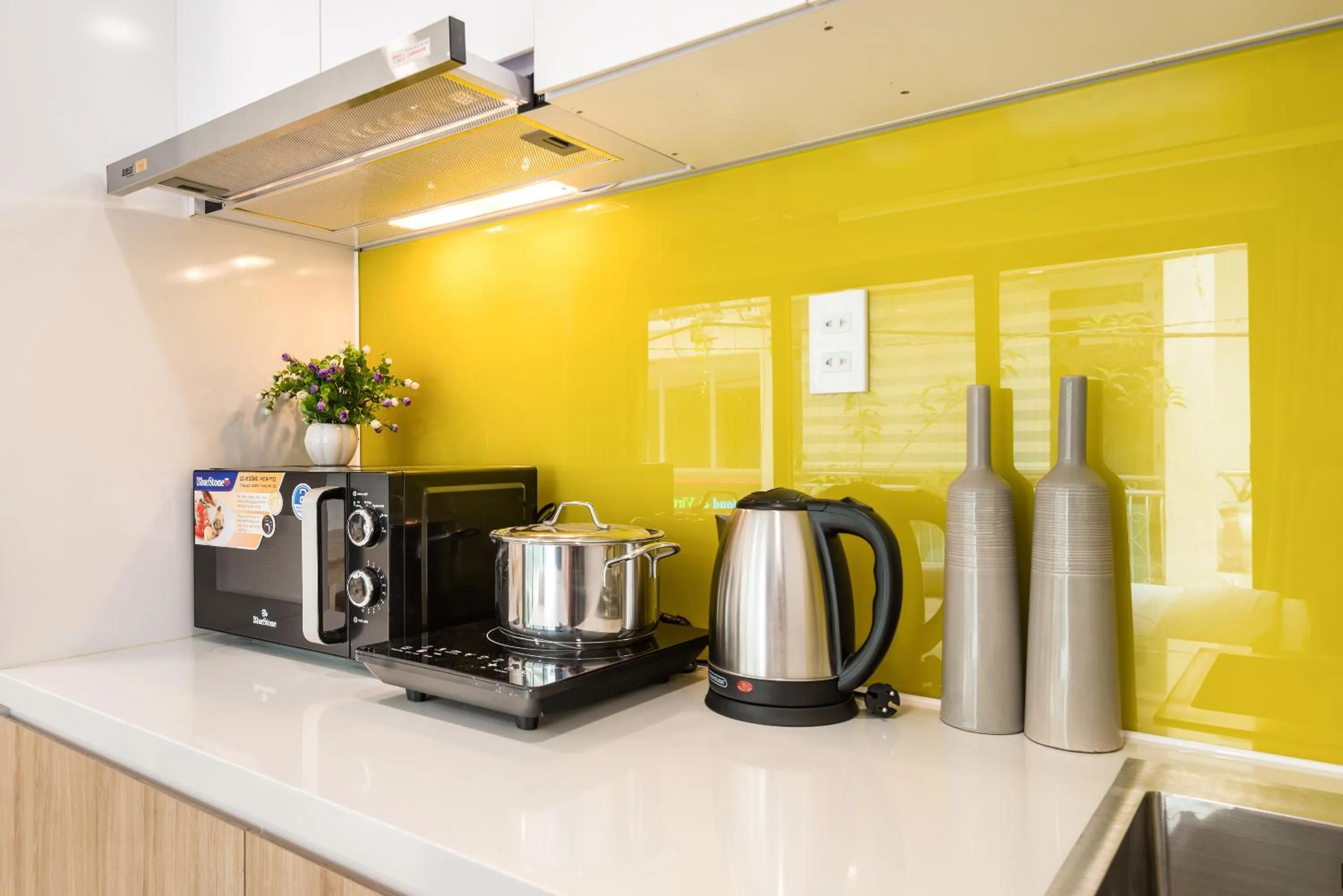 Kitchen or kitchenette in Cozrum Homes - Saphera Residence