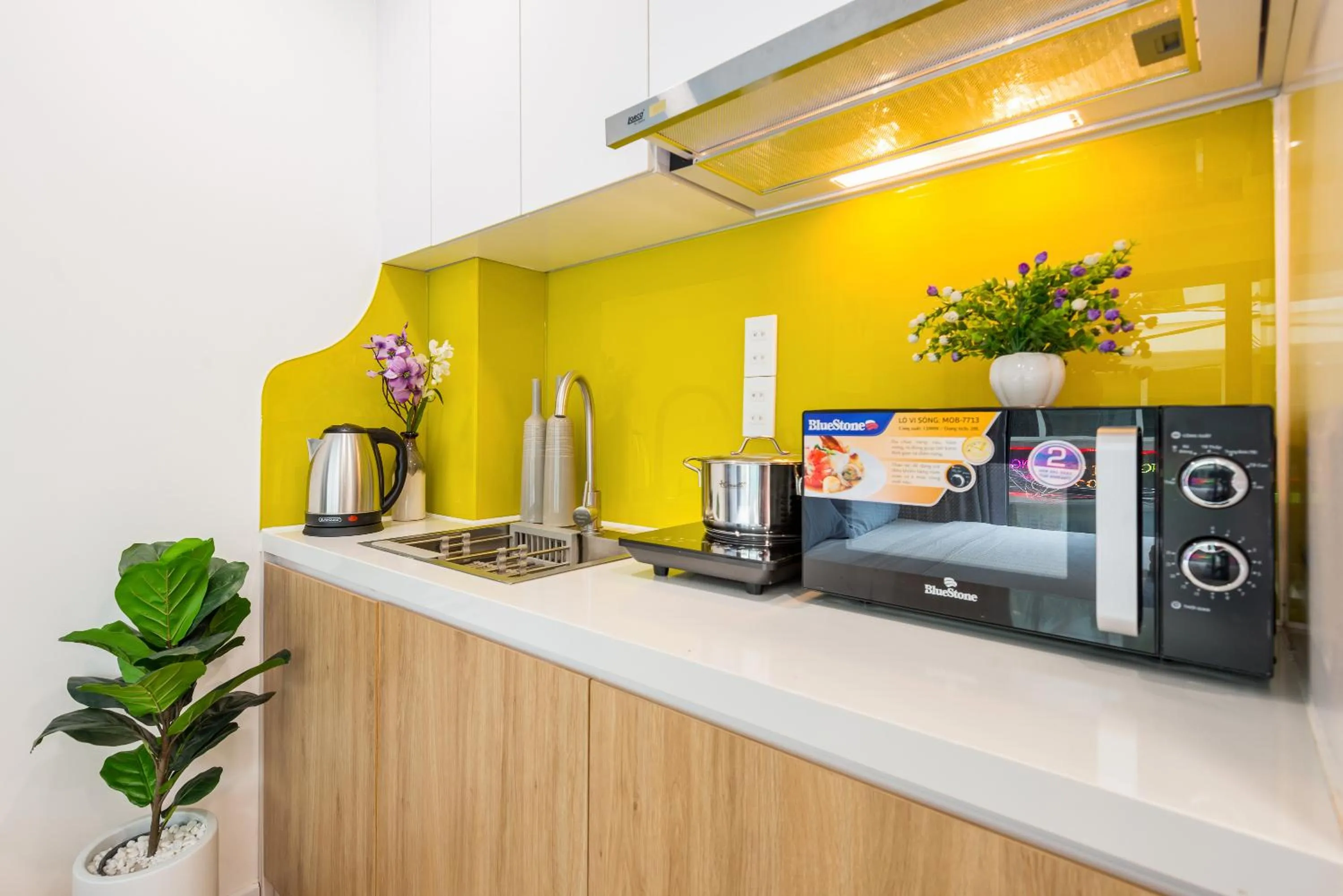 Kitchen or kitchenette in Cozrum Homes - Saphera Residence