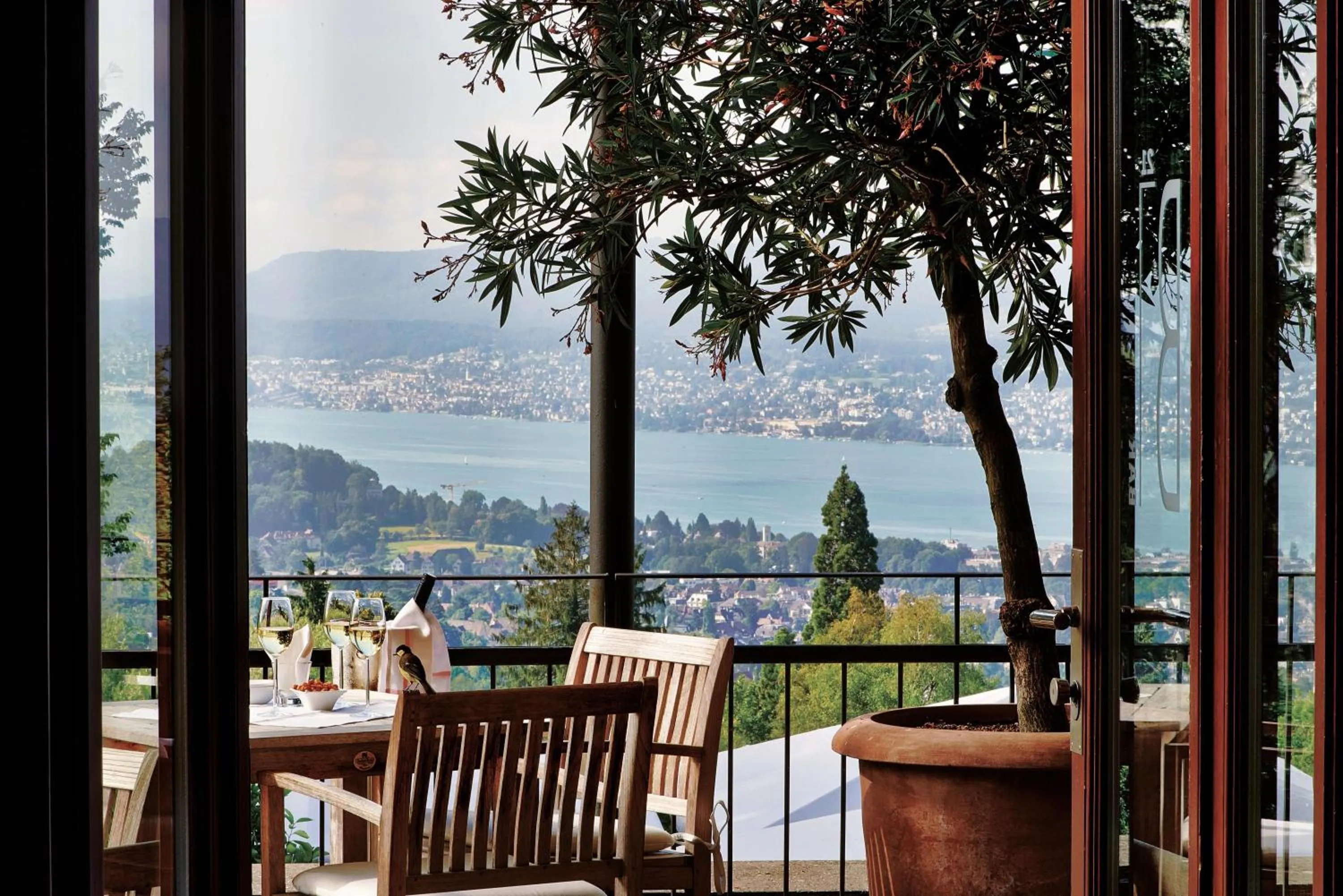 Balcony/Terrace in Sorell Boutique-Hotel Zürichberg
