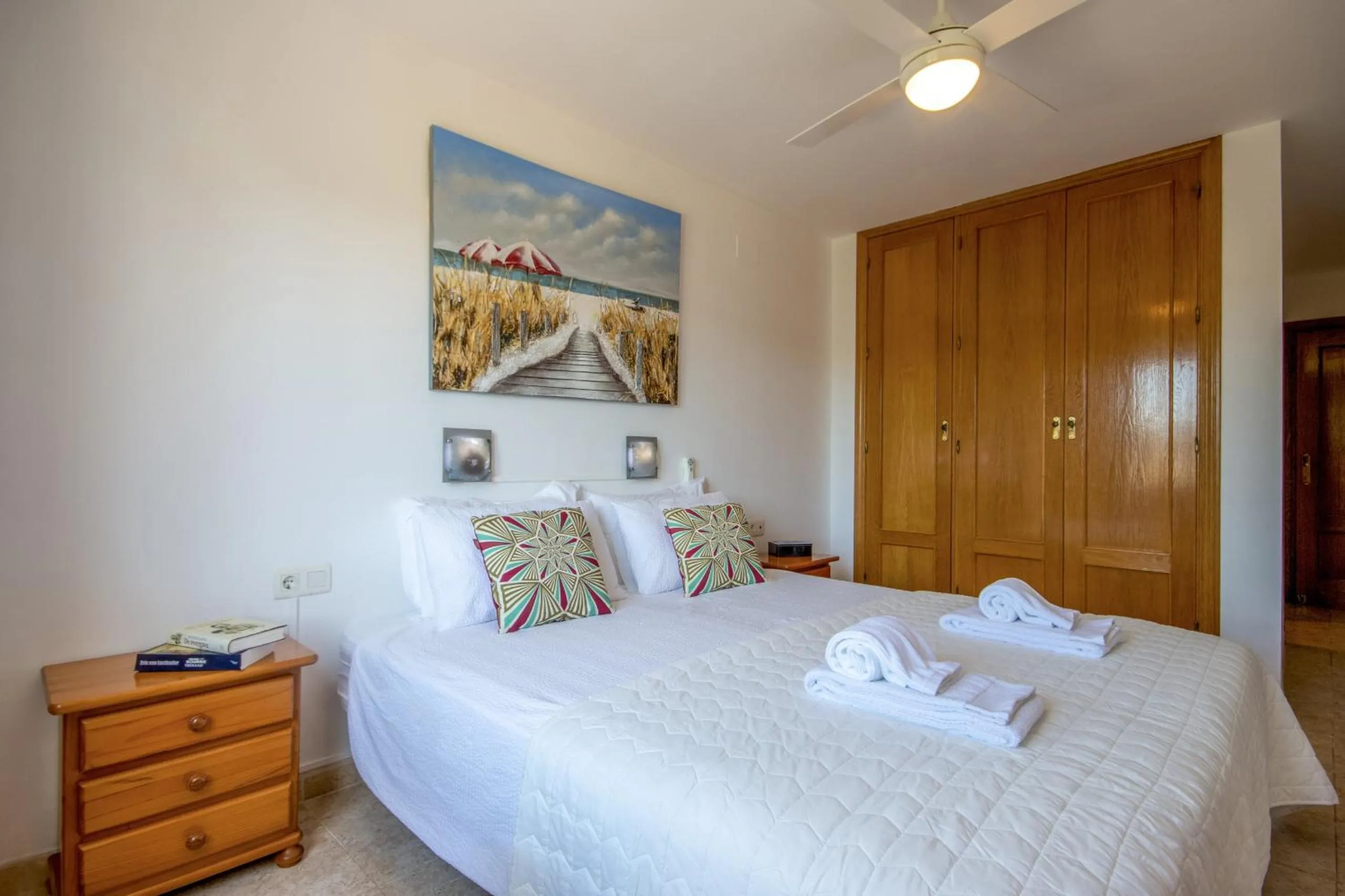 Bed in Ático Salonica