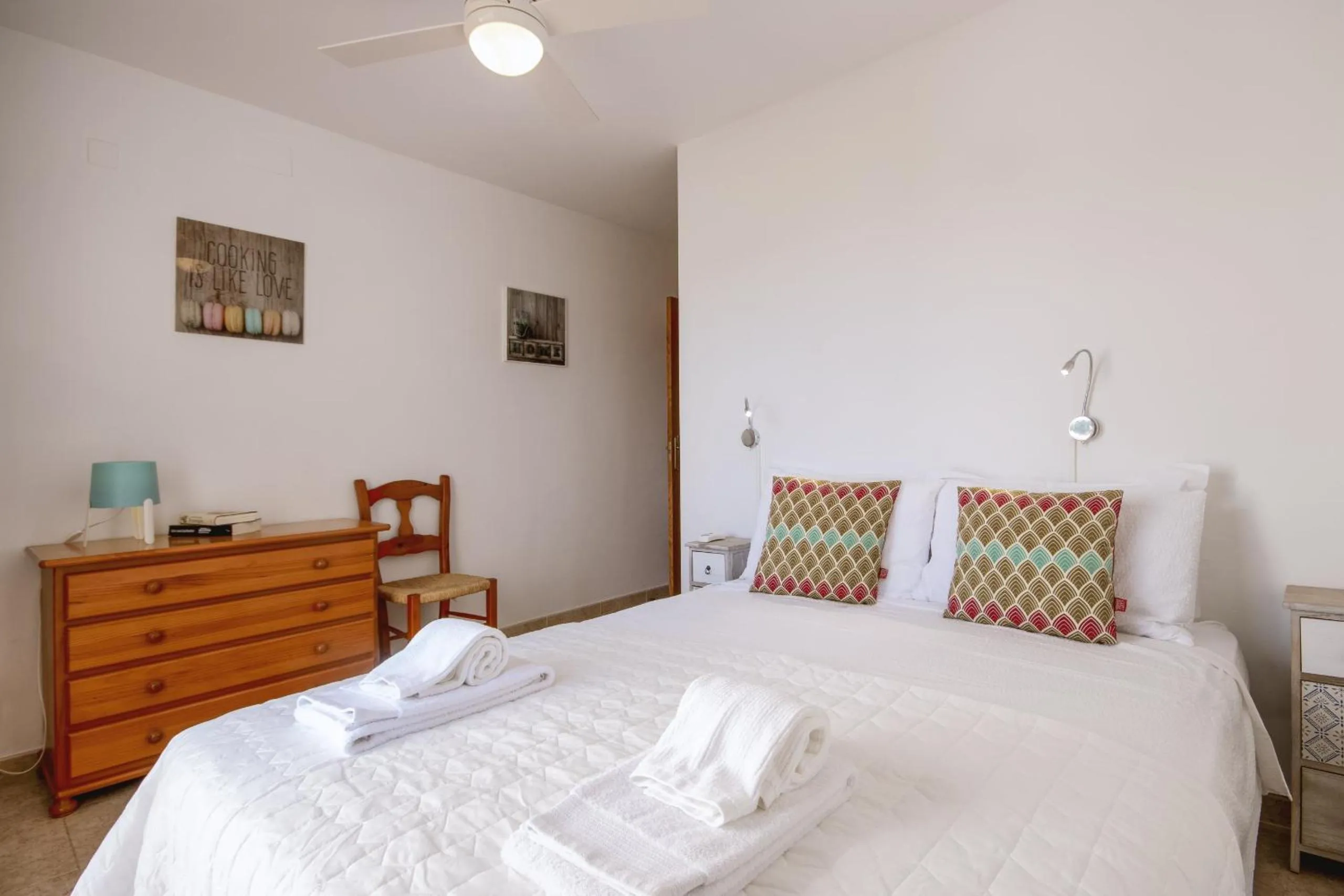 Bed in Ático Salonica