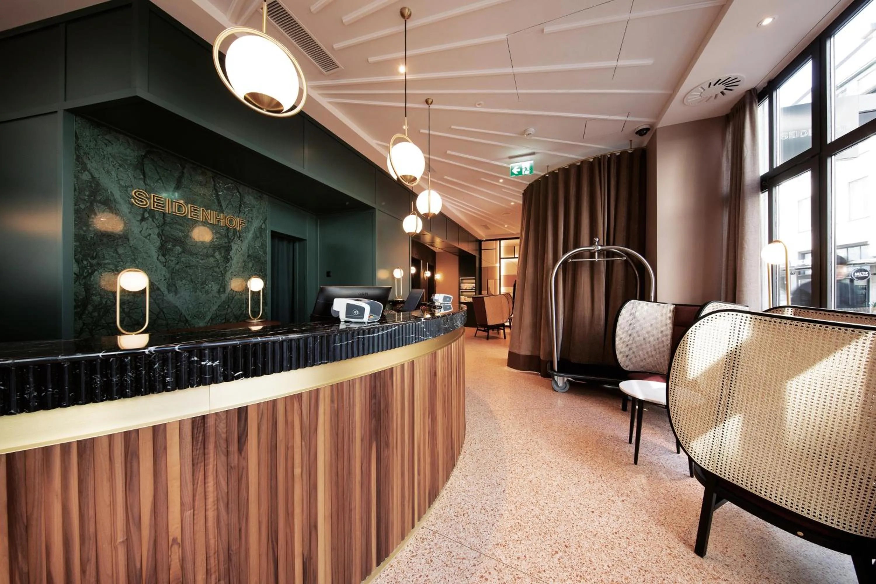 Lobby or reception in Sorell Boutique-Hotel Seidenhof Zürich