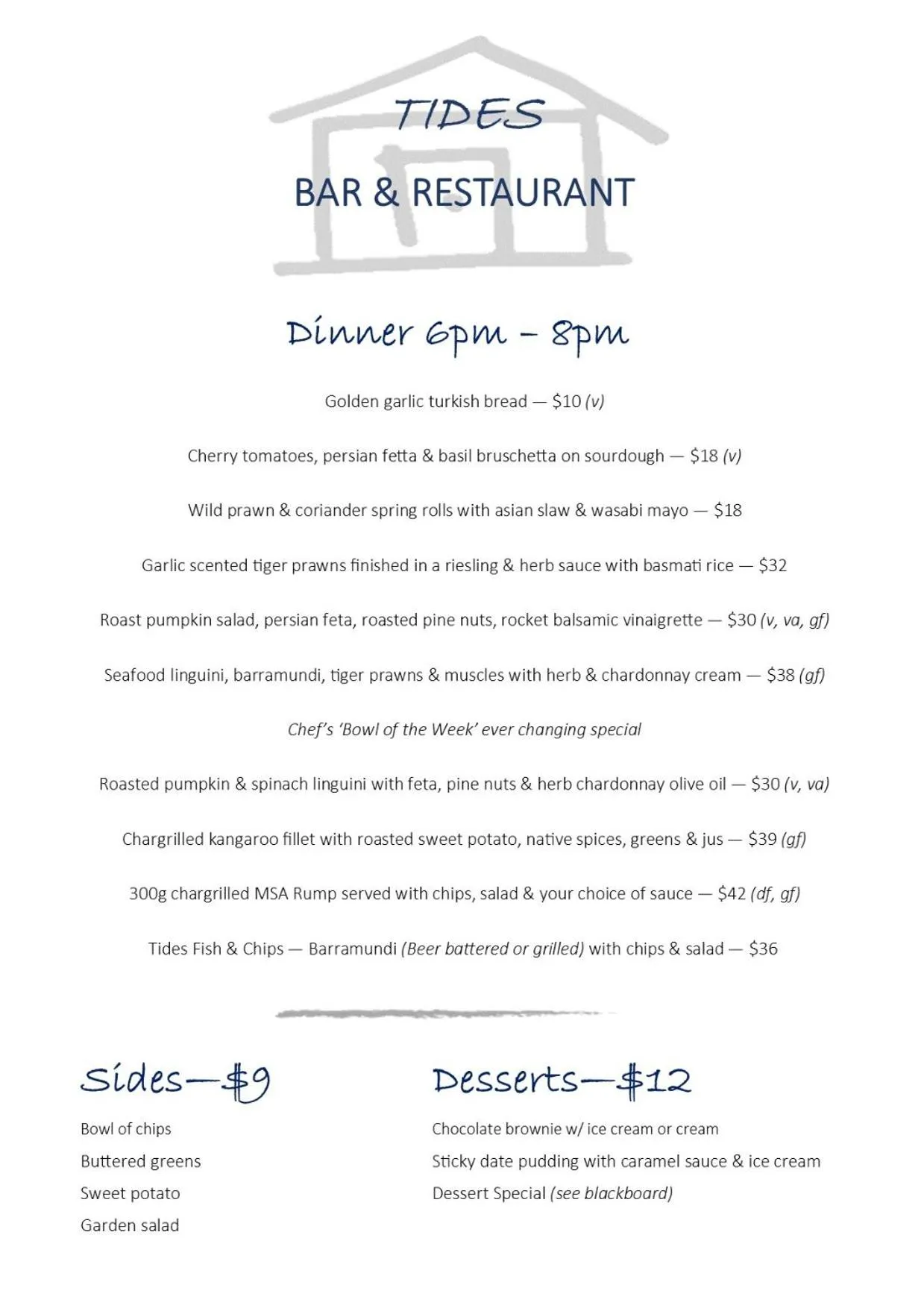 Dinner in Cape Trib Beach House