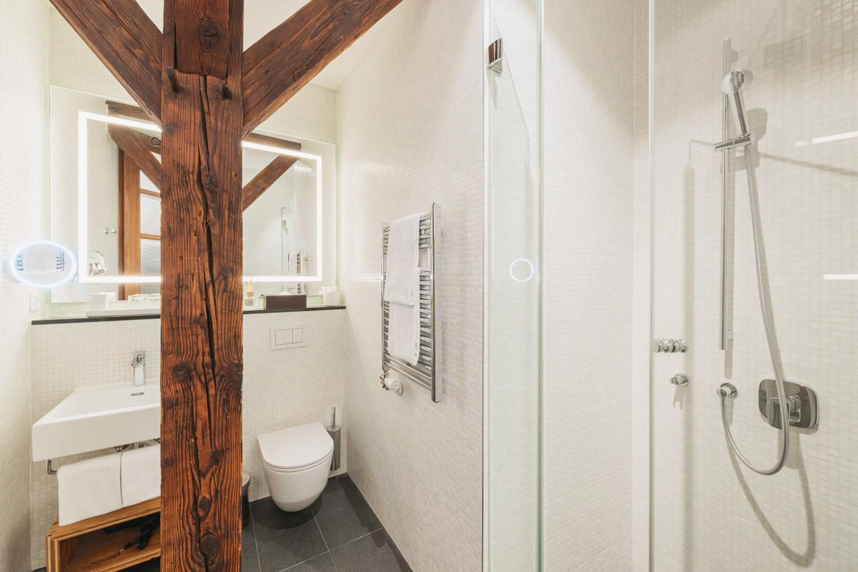 Shower in Tailormade Hotel RÜDEN Schaffhausen