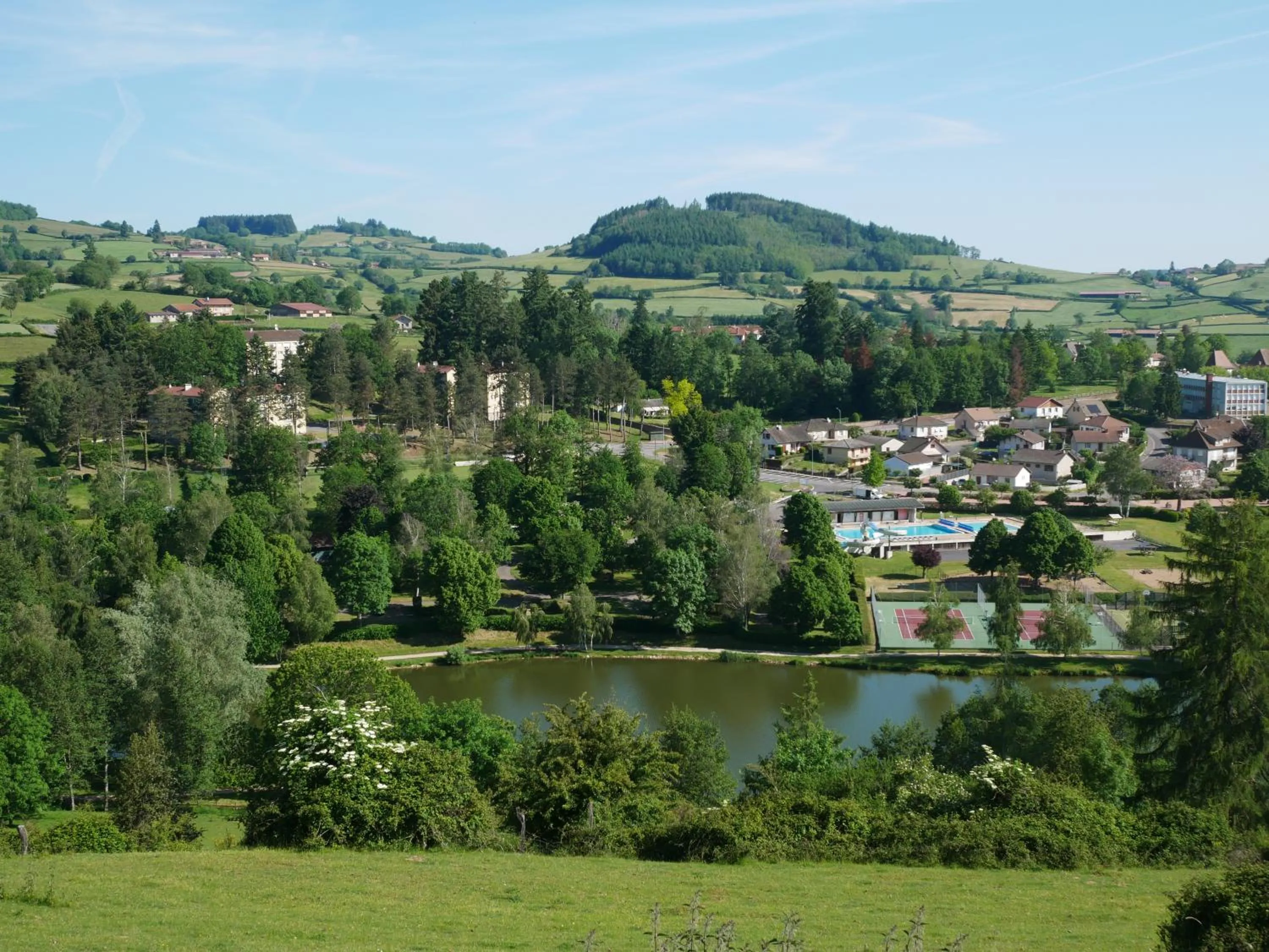 Natural landscape in Camping de Matour
