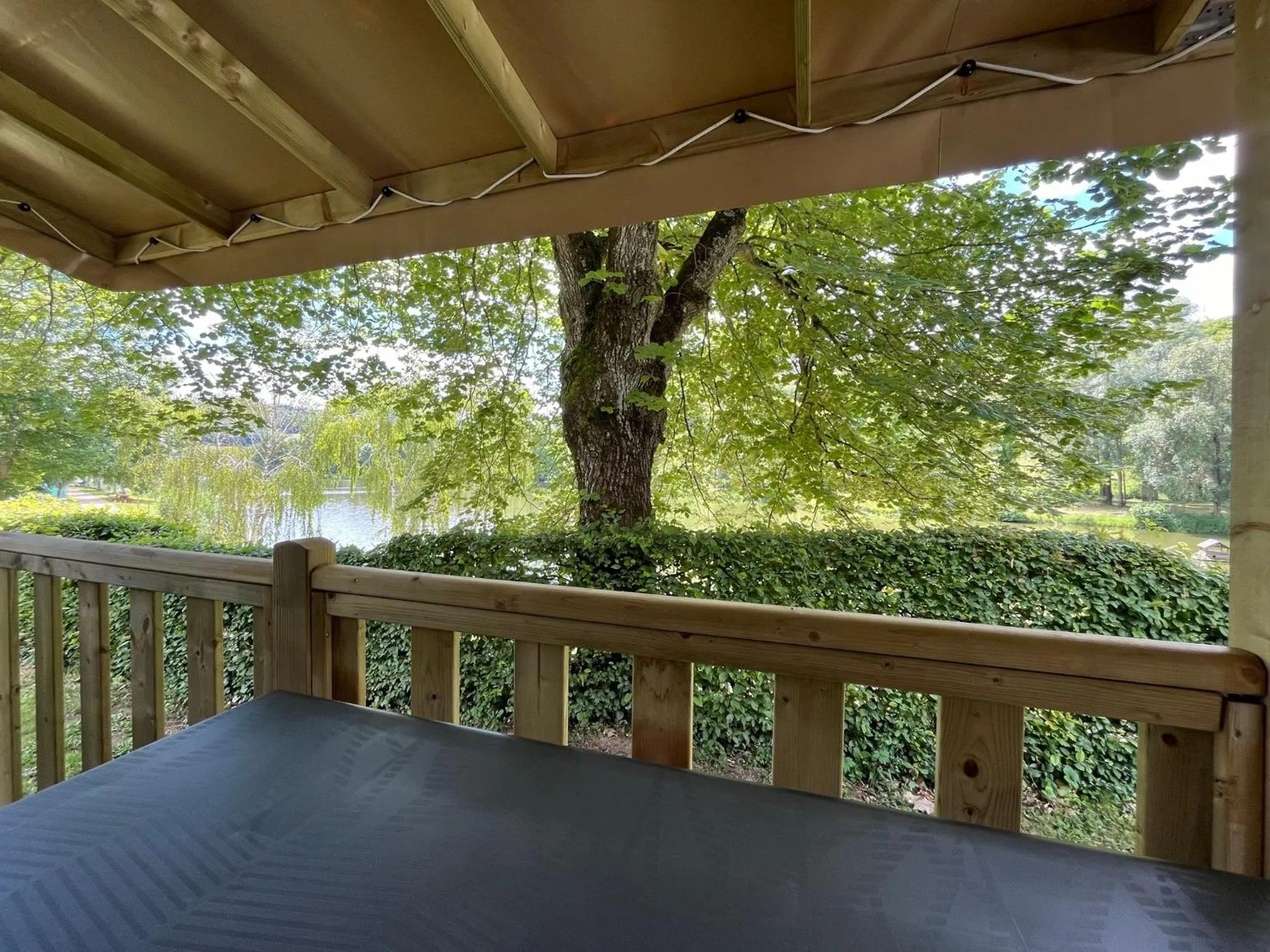 Patio in Camping de Matour