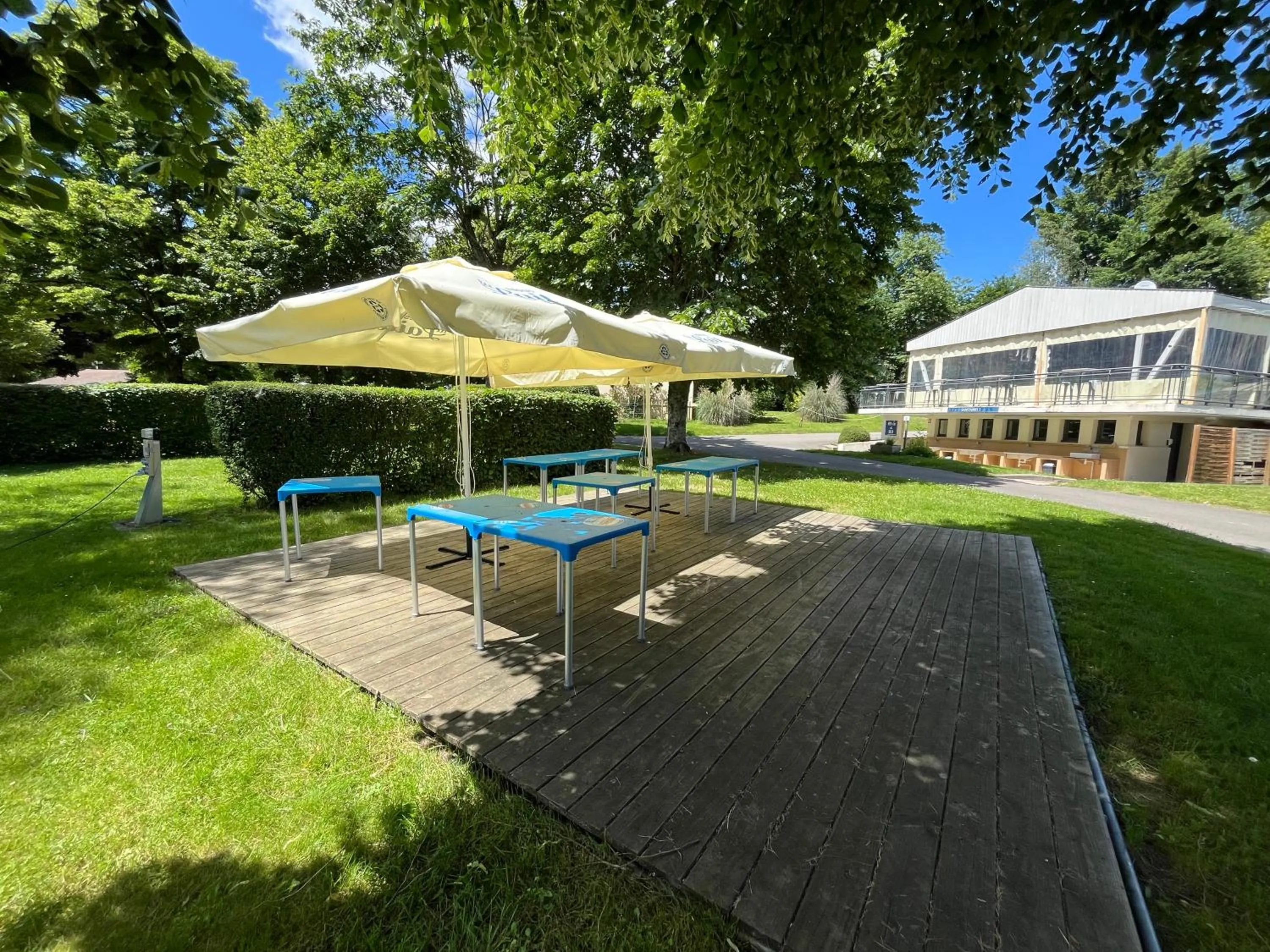 Patio in Camping de Matour