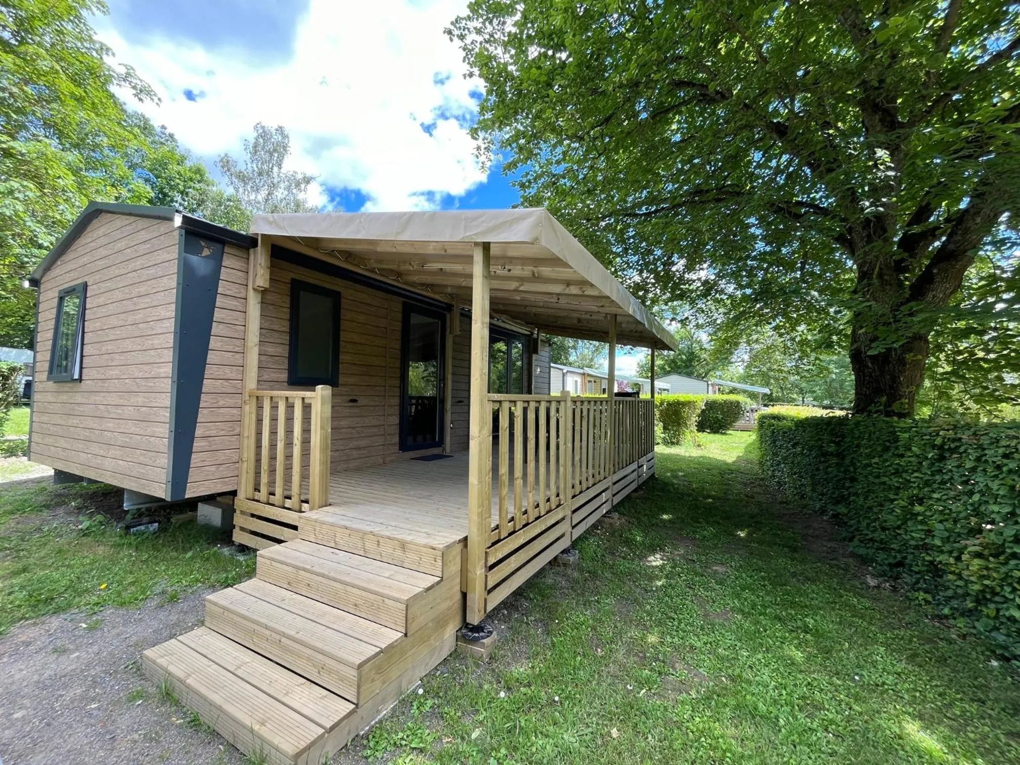Patio in Camping de Matour